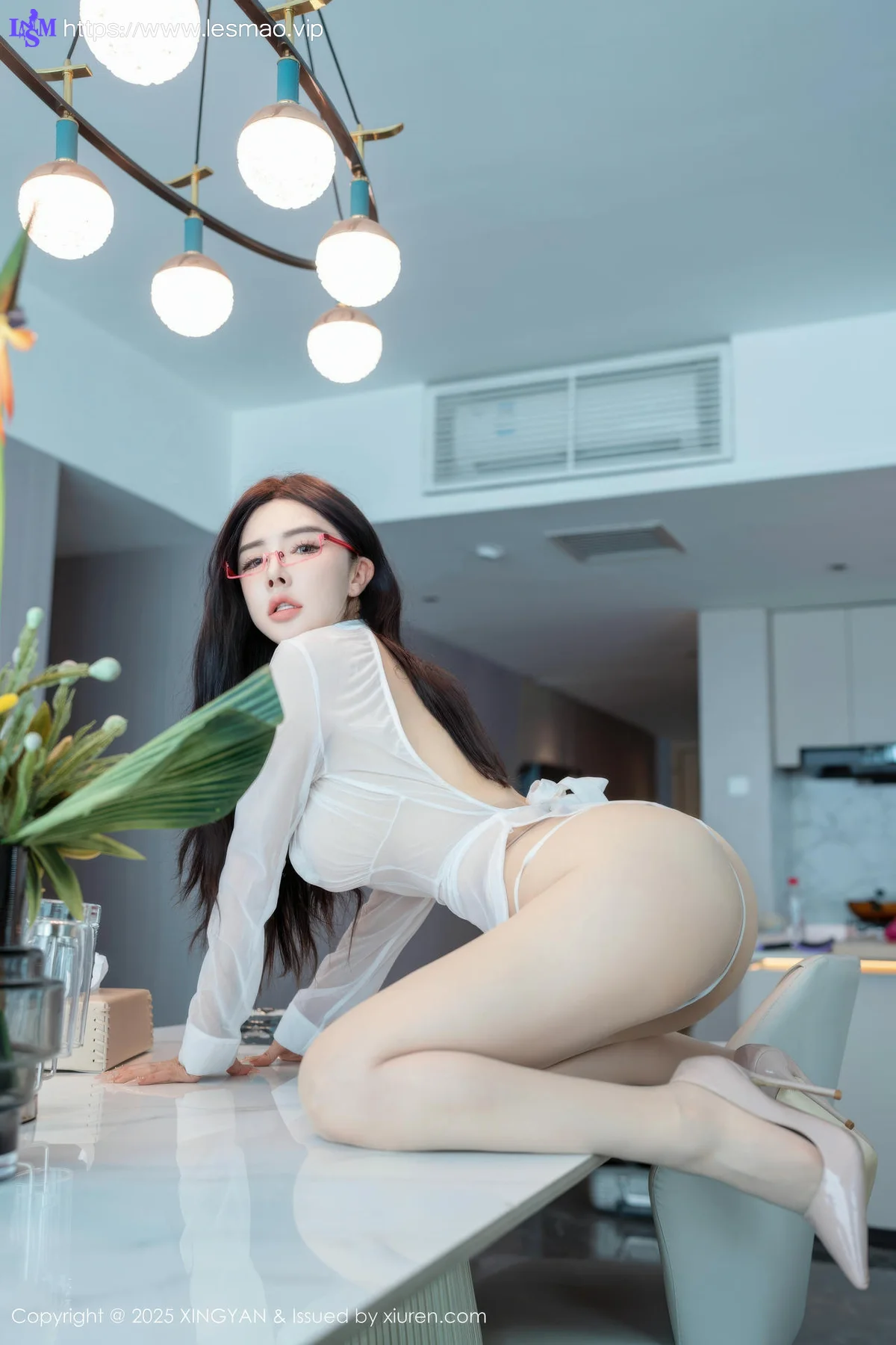 XINGYAN 星颜社 Vol.401 潘思沁  白色情趣服饰 - 33