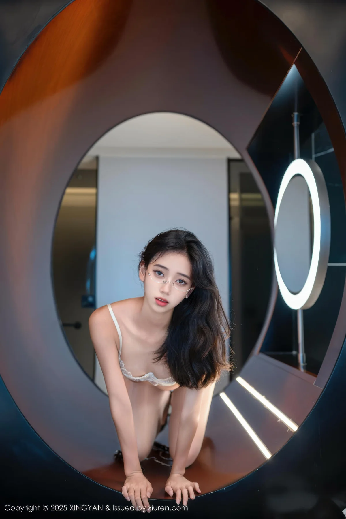 XINGYAN 星颜社 Vol.404 时安安 白色情趣内衣肉丝 - 15