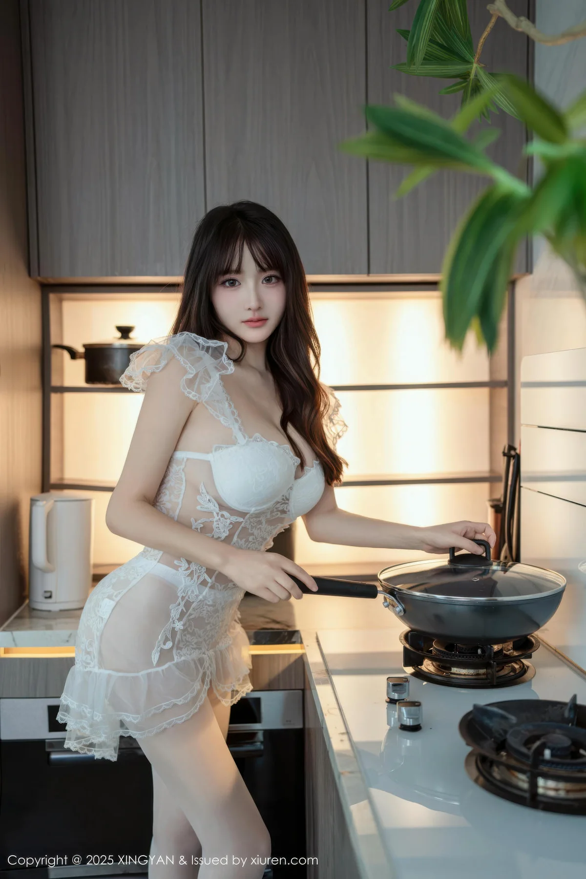 XINGYAN 星颜社 Vol.420 沈南汐RuRu 白色情趣服饰 - 15