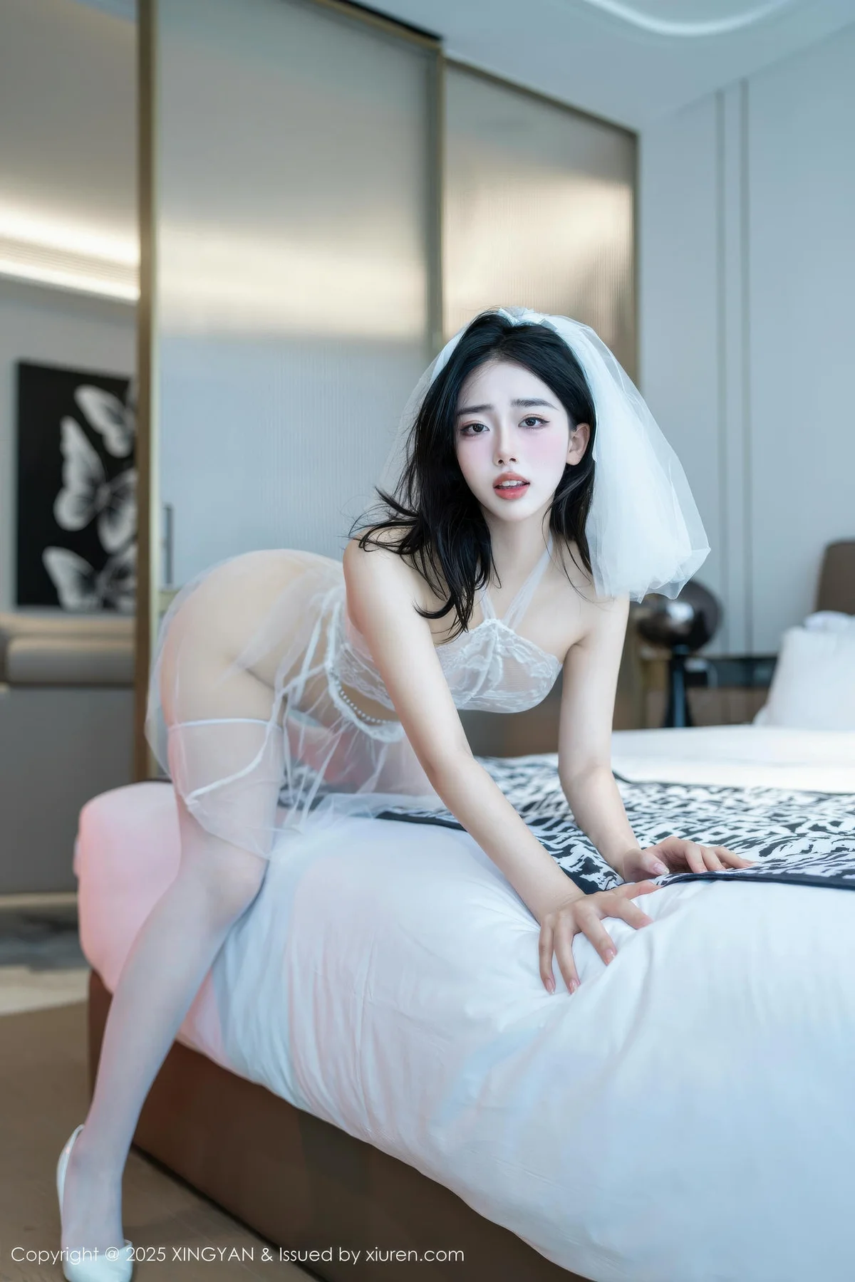 XINGYAN 星颜社 Vol.429 阮福福 蕾丝透视白色情趣 - 14