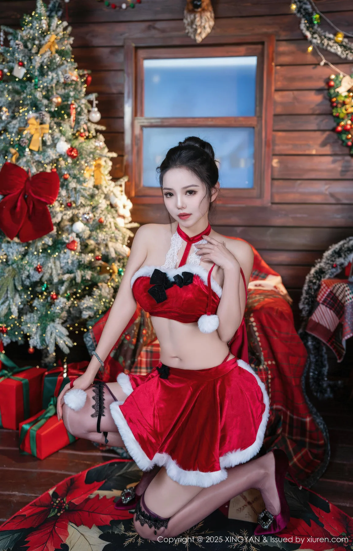 XINGYAN 星颜社 Vol.449 阮福福 红色情趣妩媚妖娆 - 4