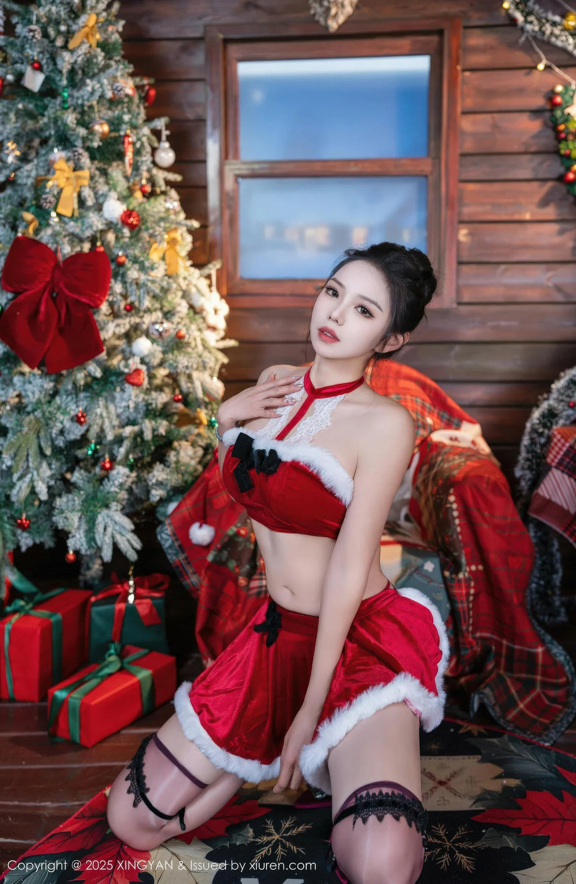 XINGYAN 星颜社 Vol.449 阮福福 红色情趣妩媚妖娆 - 7