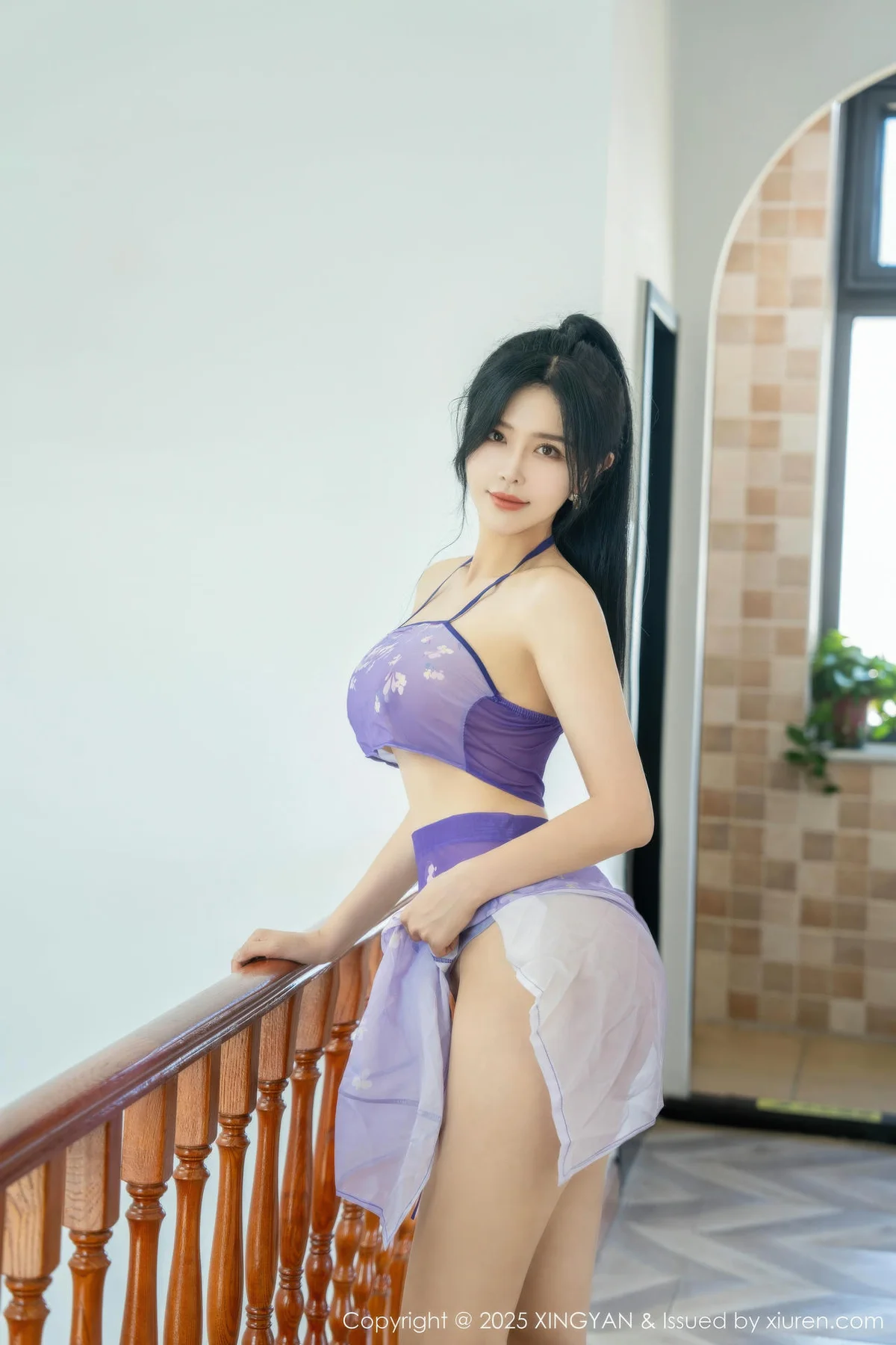 XINGYAN 星颜社 Vol.450 刘钰儿 紫色轻透服饰 - 2