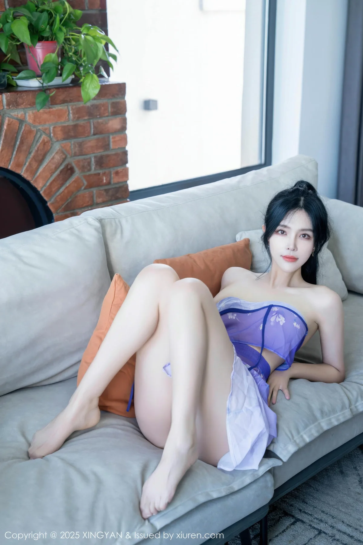 XINGYAN 星颜社 Vol.450 刘钰儿 紫色轻透服饰 - 51