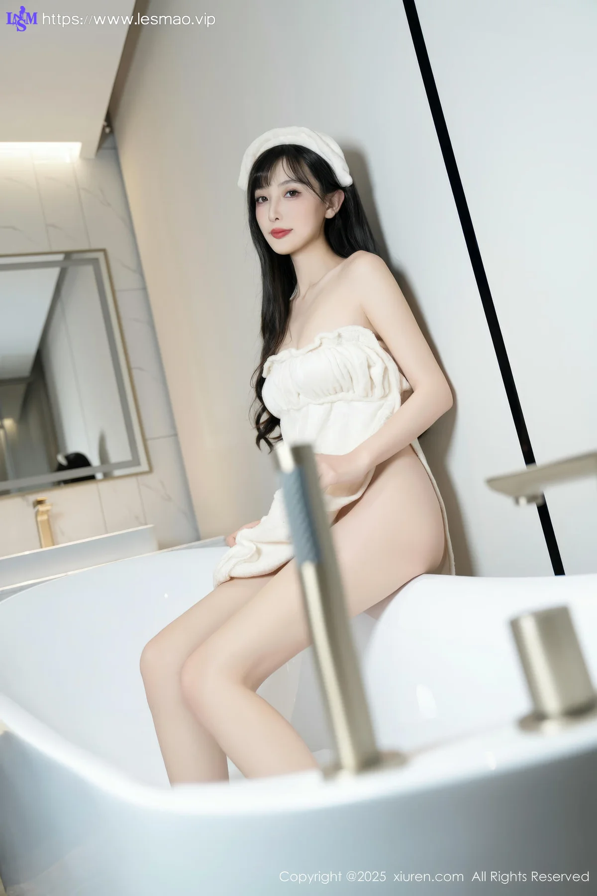 XiuRen 秀人 No.10005 樱桃小阑子 浴缸湿身沐浴 - 49