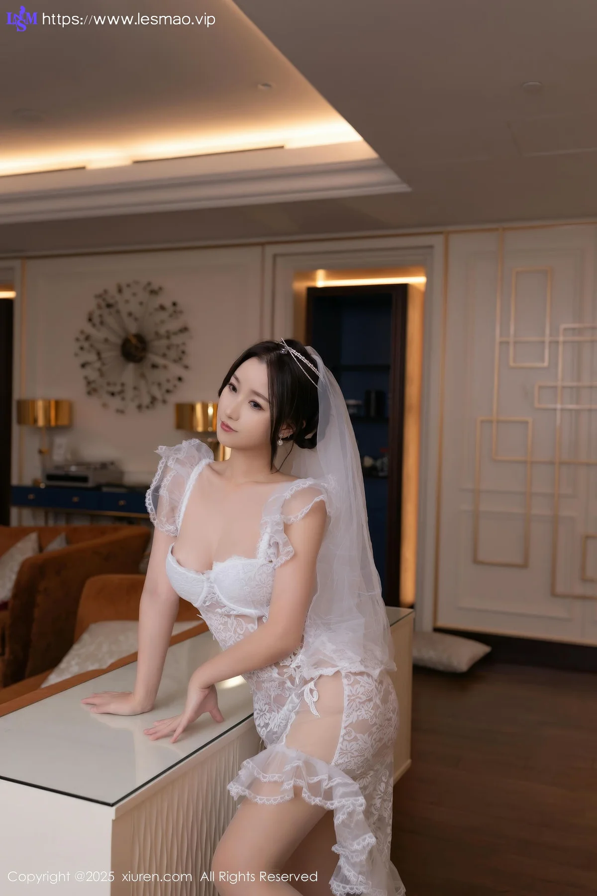 XiuRen 秀人 No.10006 杏子Yada 婚纱玉体乳贴主题 - 22