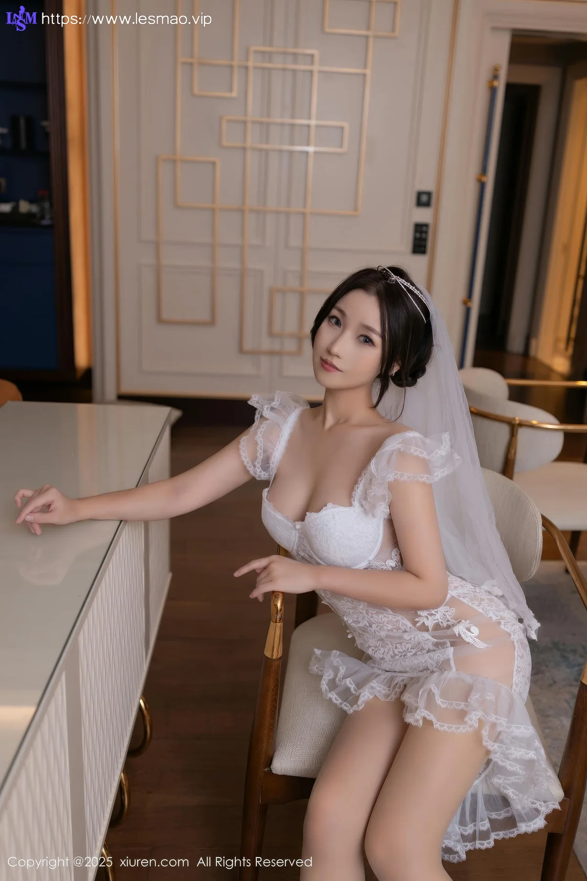 XiuRen 秀人 No.10006 杏子Yada 婚纱玉体乳贴主题 - 27