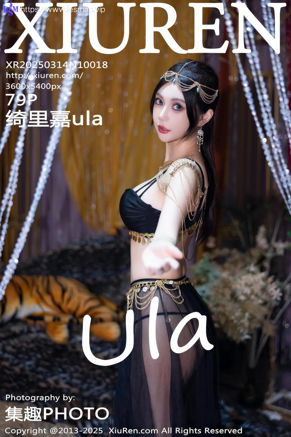 XiuRen 秀人 No.10018 绮里嘉ula 黑丝异域写真 - 80