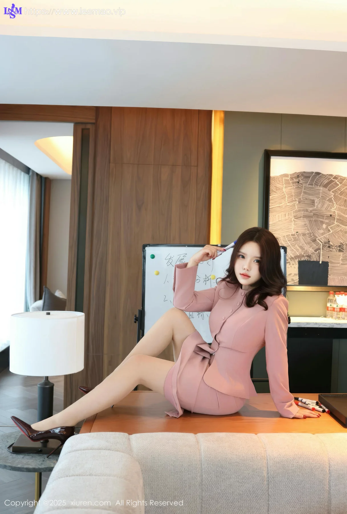 XiuRen 秀人 No.10020 小薯条nienie 蕾丝翘臀玉体 - 39