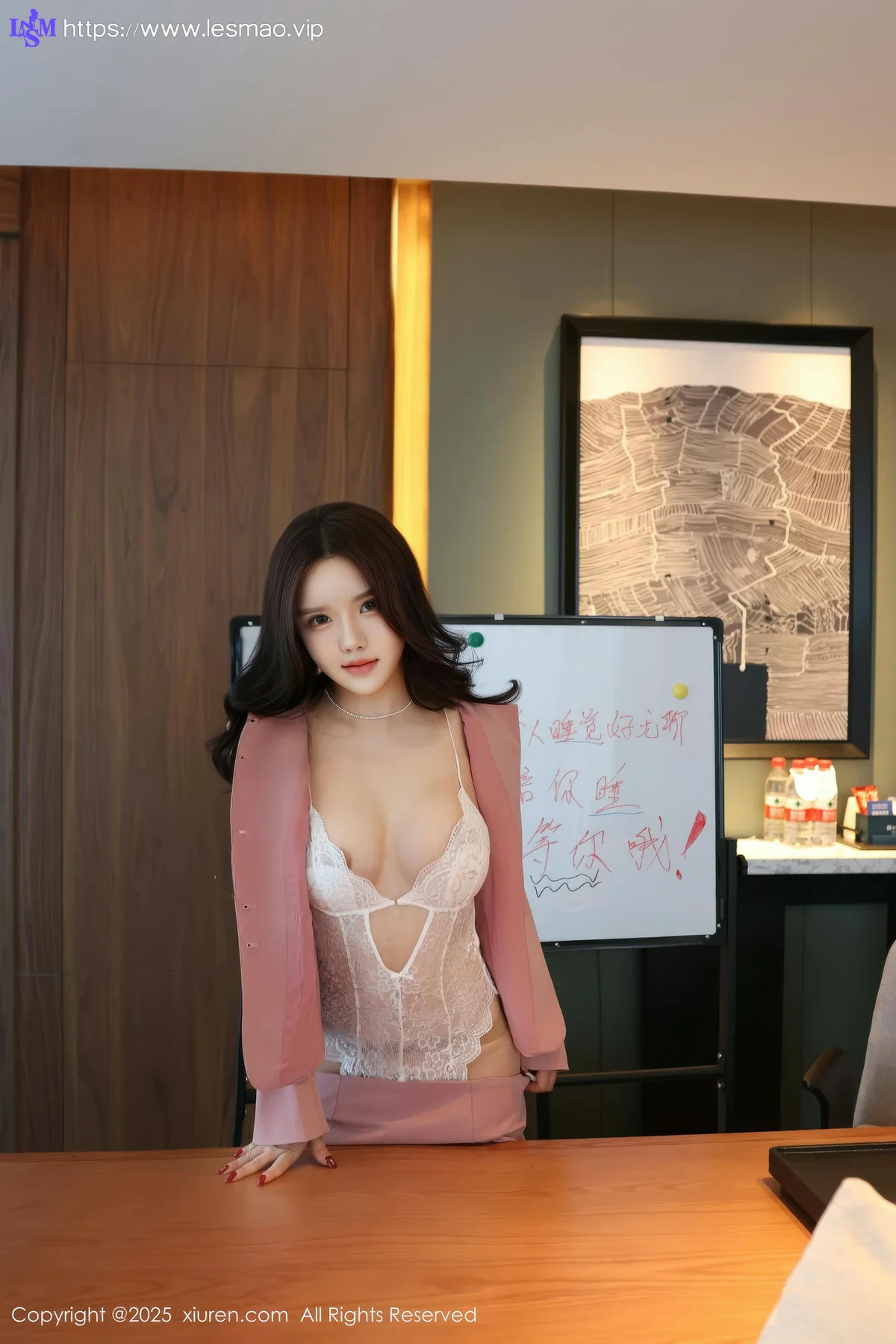 XiuRen 秀人 No.10020 小薯条nienie 蕾丝翘臀玉体 - 52