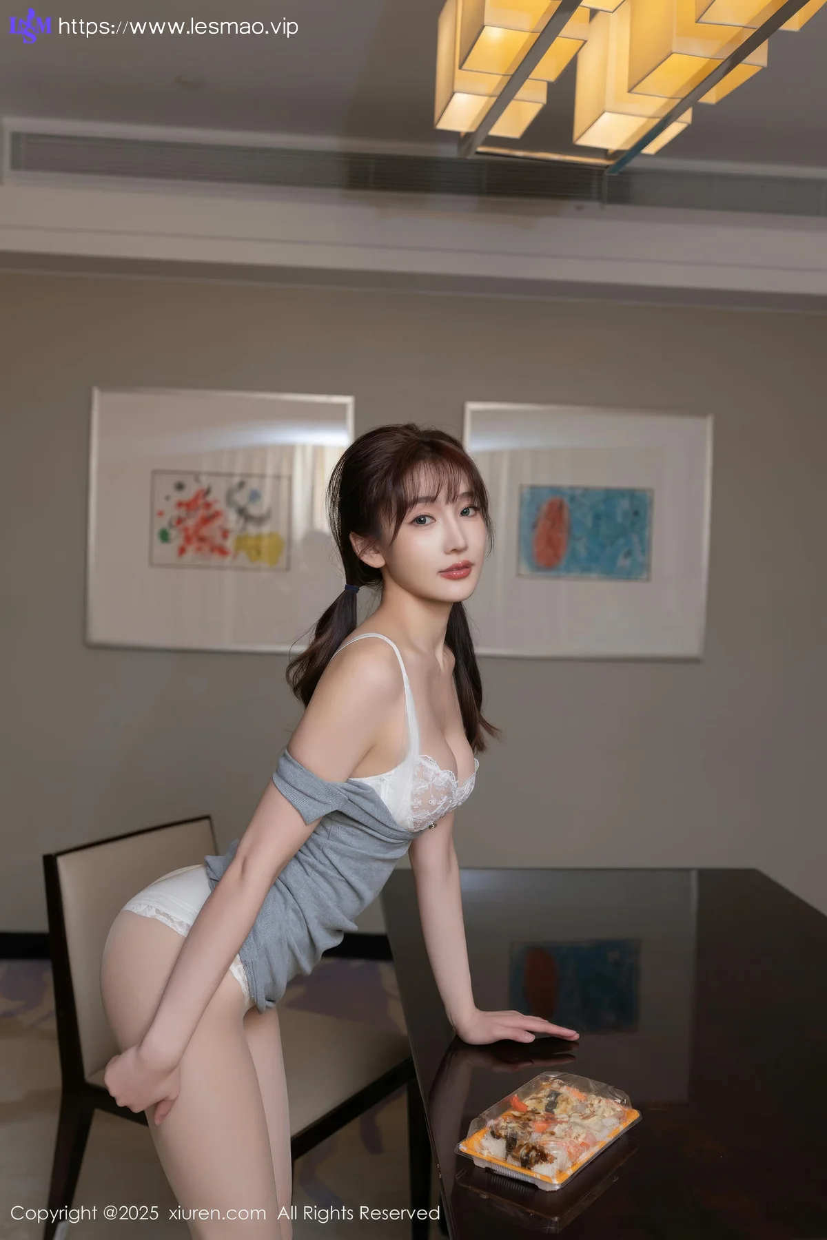 XiuRen 秀人 No.10049 陆萱萱 双马尾紧身裙 - 32