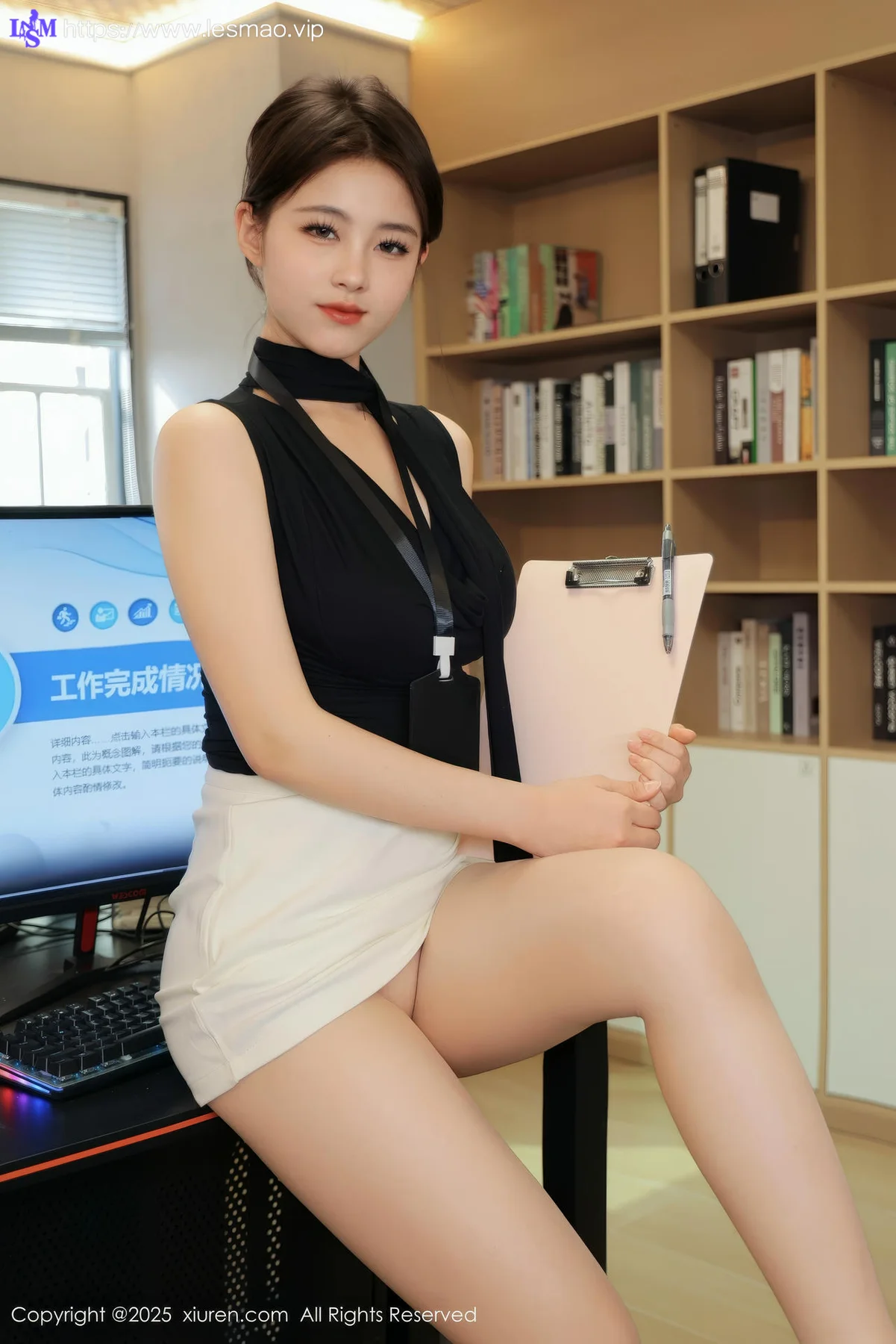 XiuRen 秀人 No.10052 小橘子orange 办公室ol场景 - 46