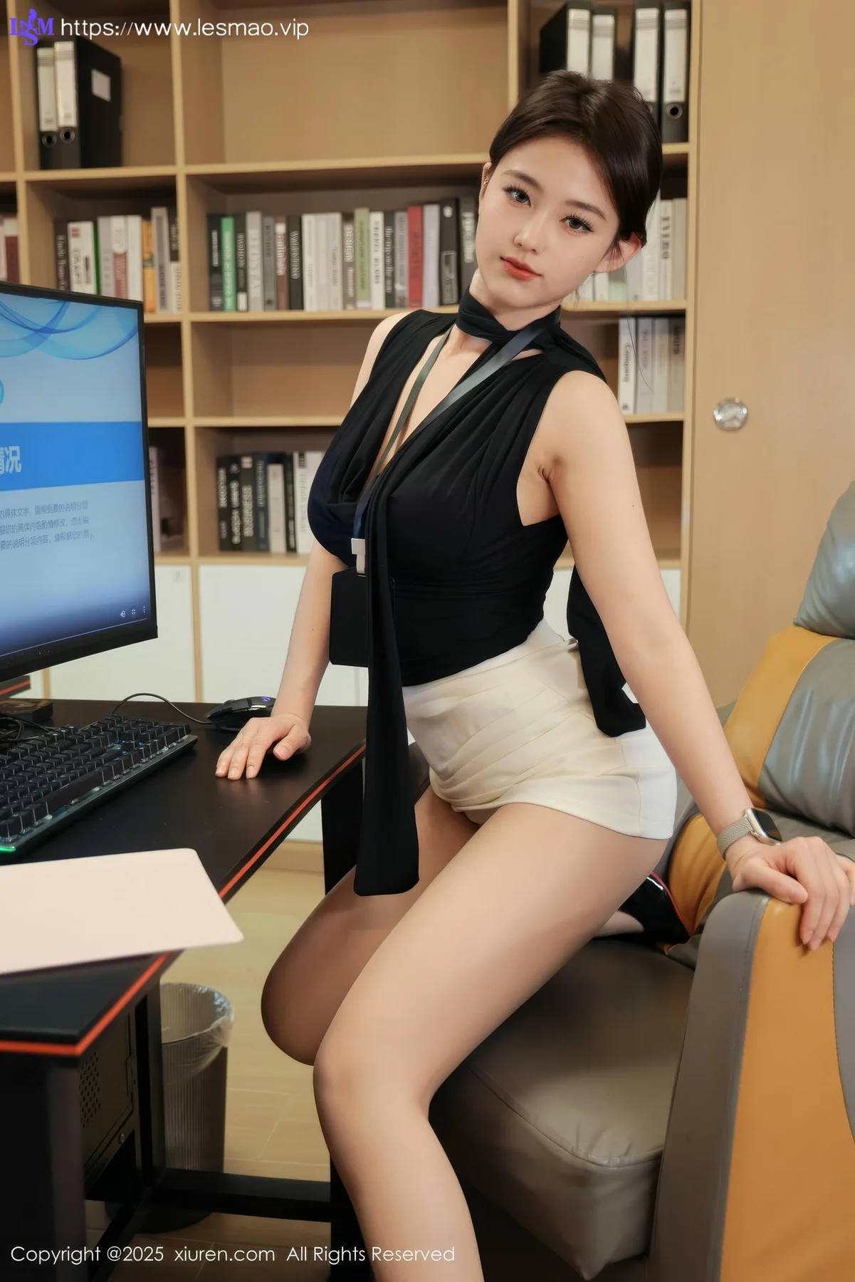XiuRen 秀人 No.10052 小橘子orange 办公室ol场景 - 51