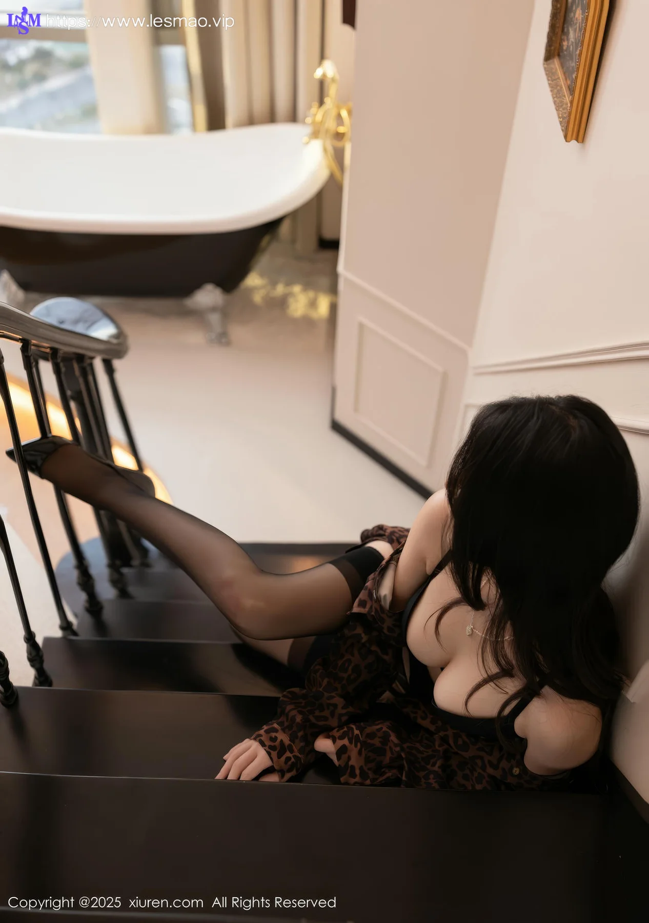 XiuRen 秀人 No.10054 鱼子酱Fish 翘臀吊袜美腿 - 39