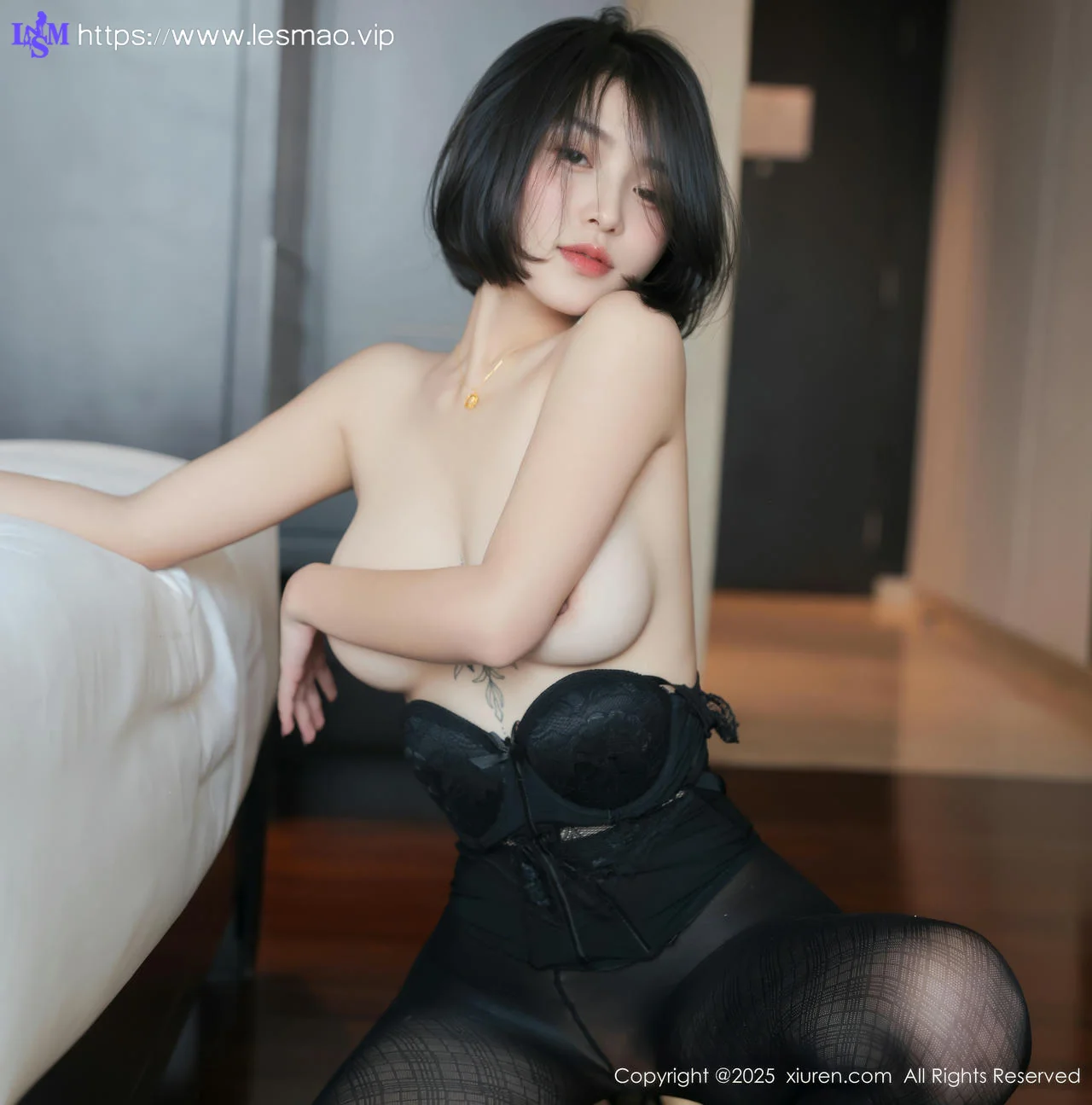 XiuRen 秀人 No.10076 沙子 短发黑丝美女私房 - 68