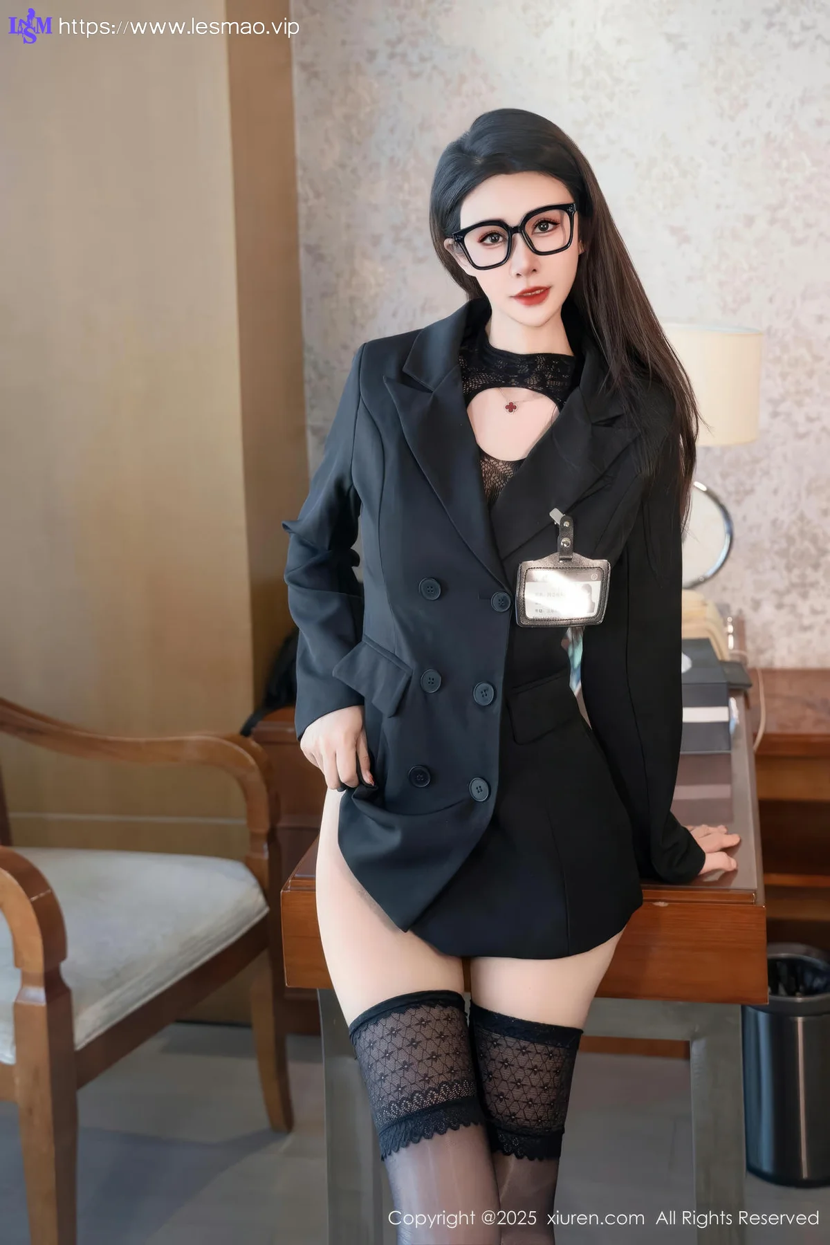 XiuRen 秀人 No.10095 艺艺yiyi 蕾丝连体衣透视 - 11
