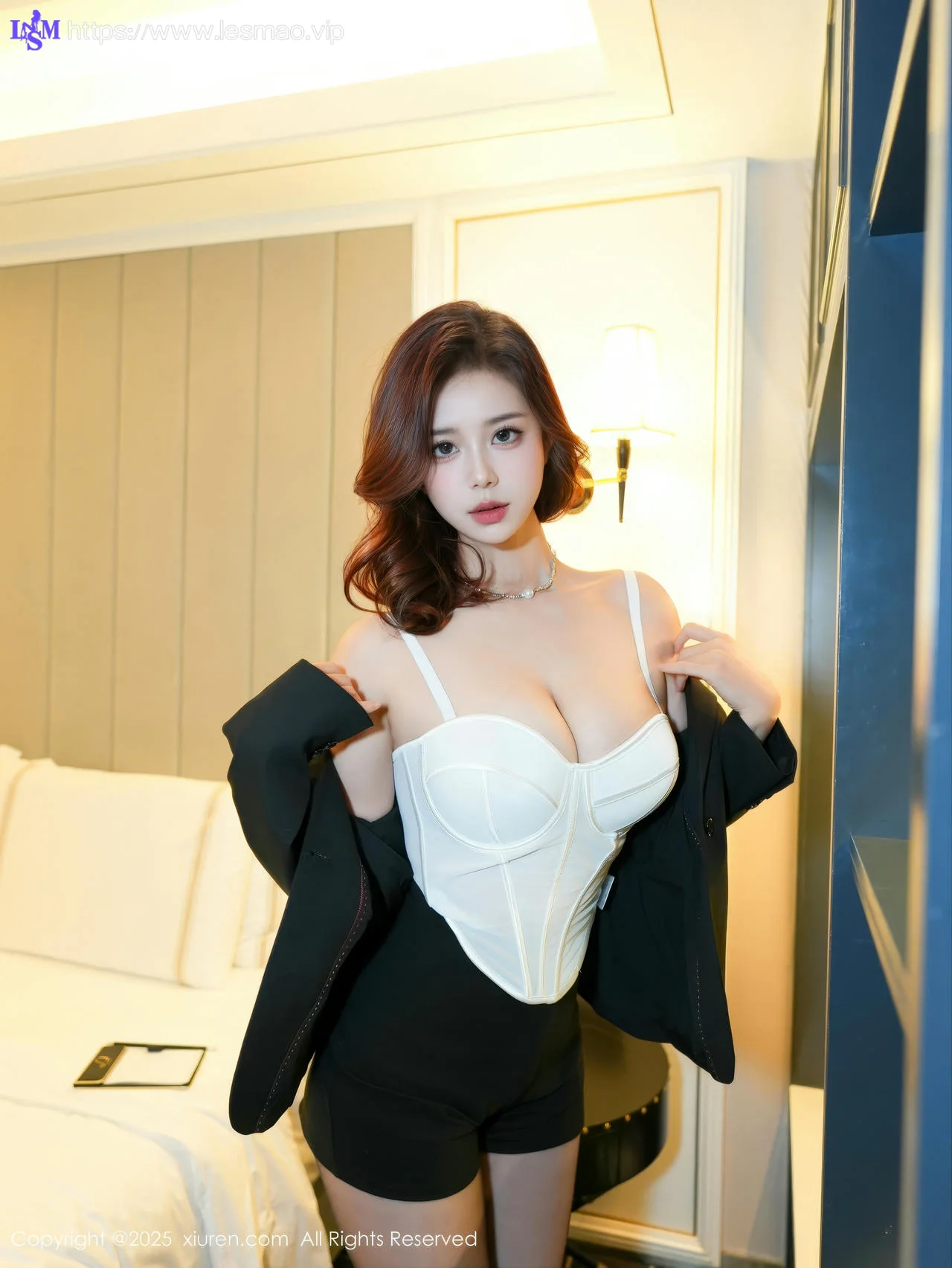 XiuRen 秀人 No.10101 玫瑰我爱你性感黑色职业西服 - 15