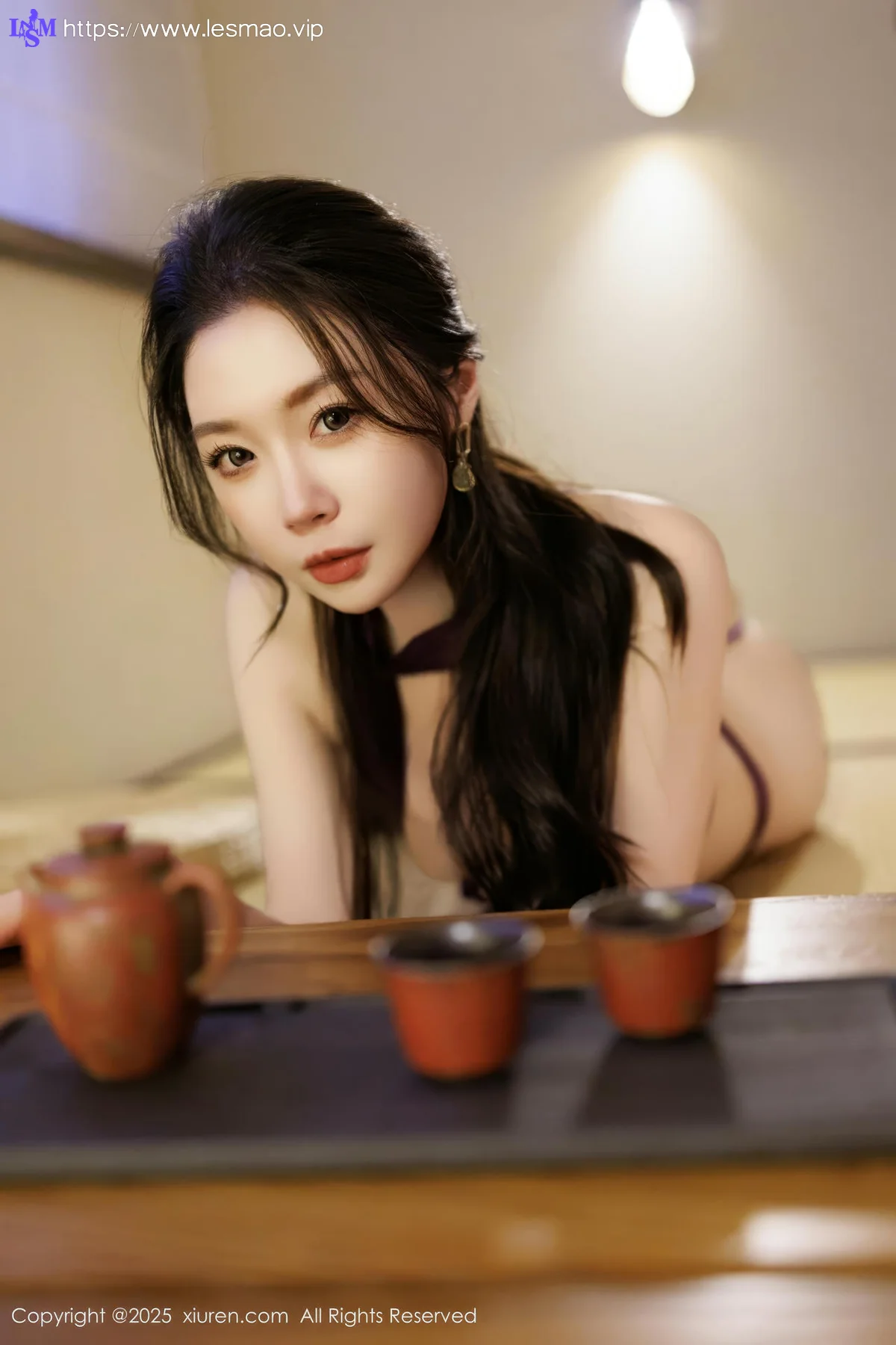 XiuRen 秀人 No.10106 梦心玥 紫色情趣连体衣 - 40