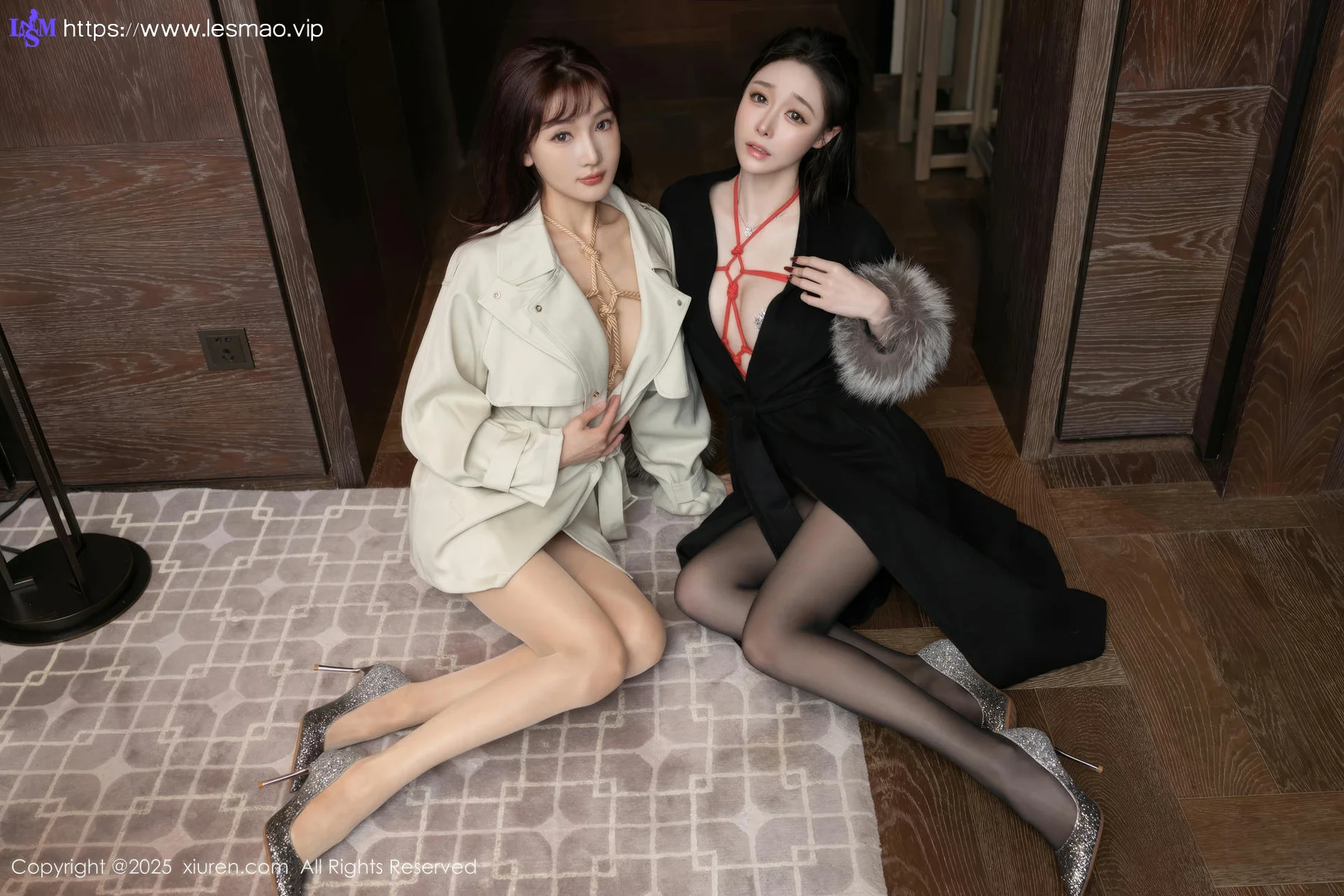 XiuRen 秀人 No.10107 陆萱萱和小逗逗 模特合集 - 9