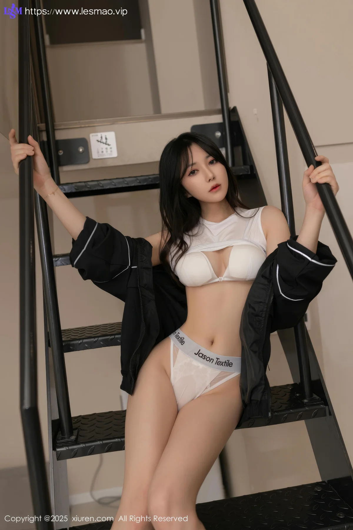 XiuRen 秀人 No.10112 鱼子酱Fish 黑色运动服 - 25