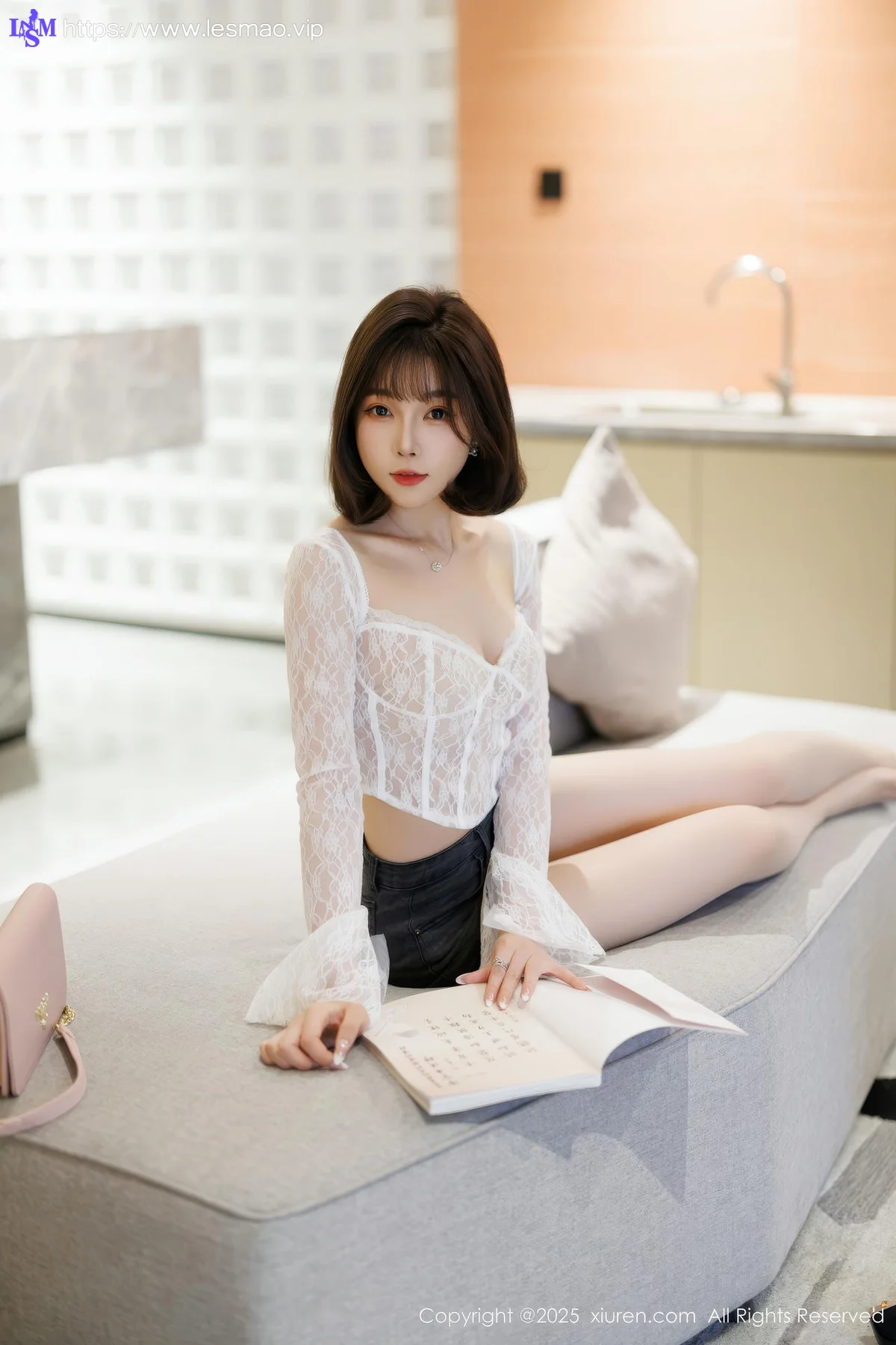 XiuRen 秀人 No.10113 徐莉芝Booty 蓝色超短牛仔裤 - 13