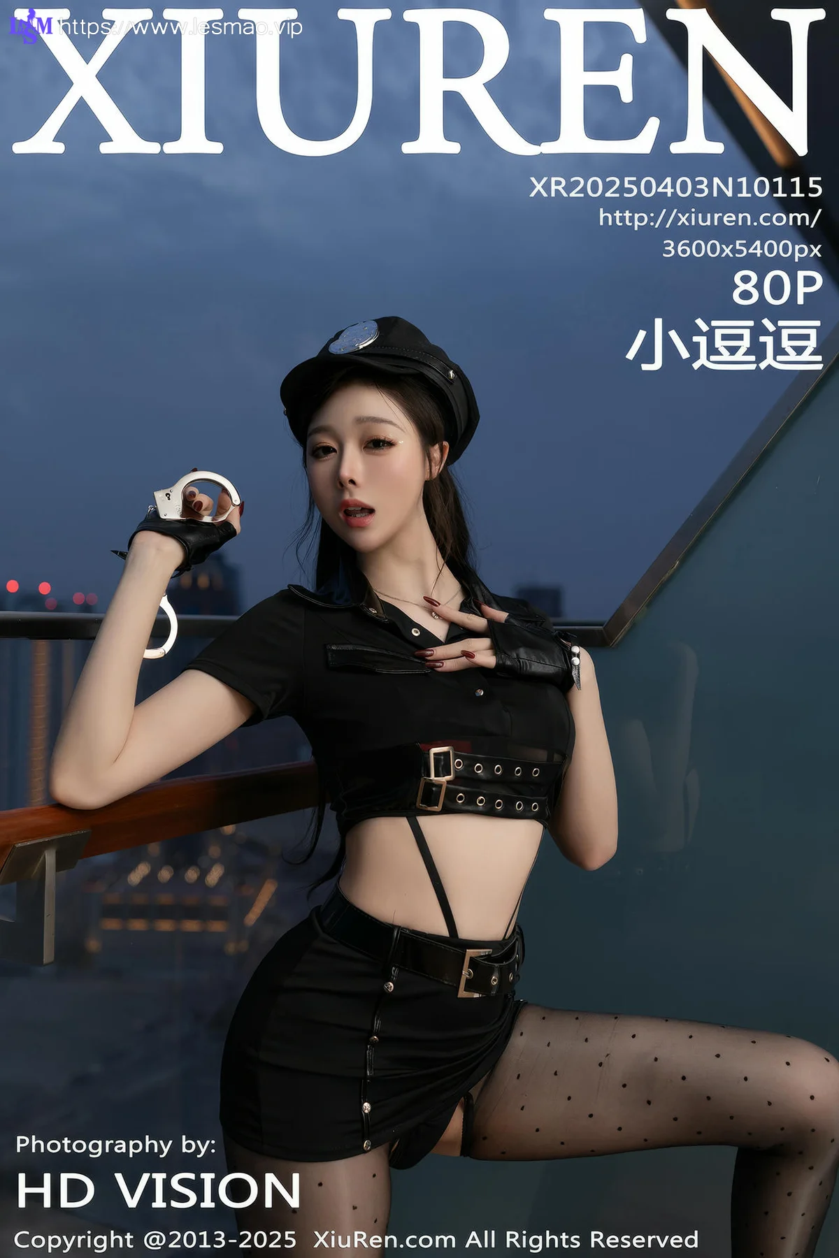 XiuRen 秀人 No.10115 小逗逗 黑色制服诱惑 - 81