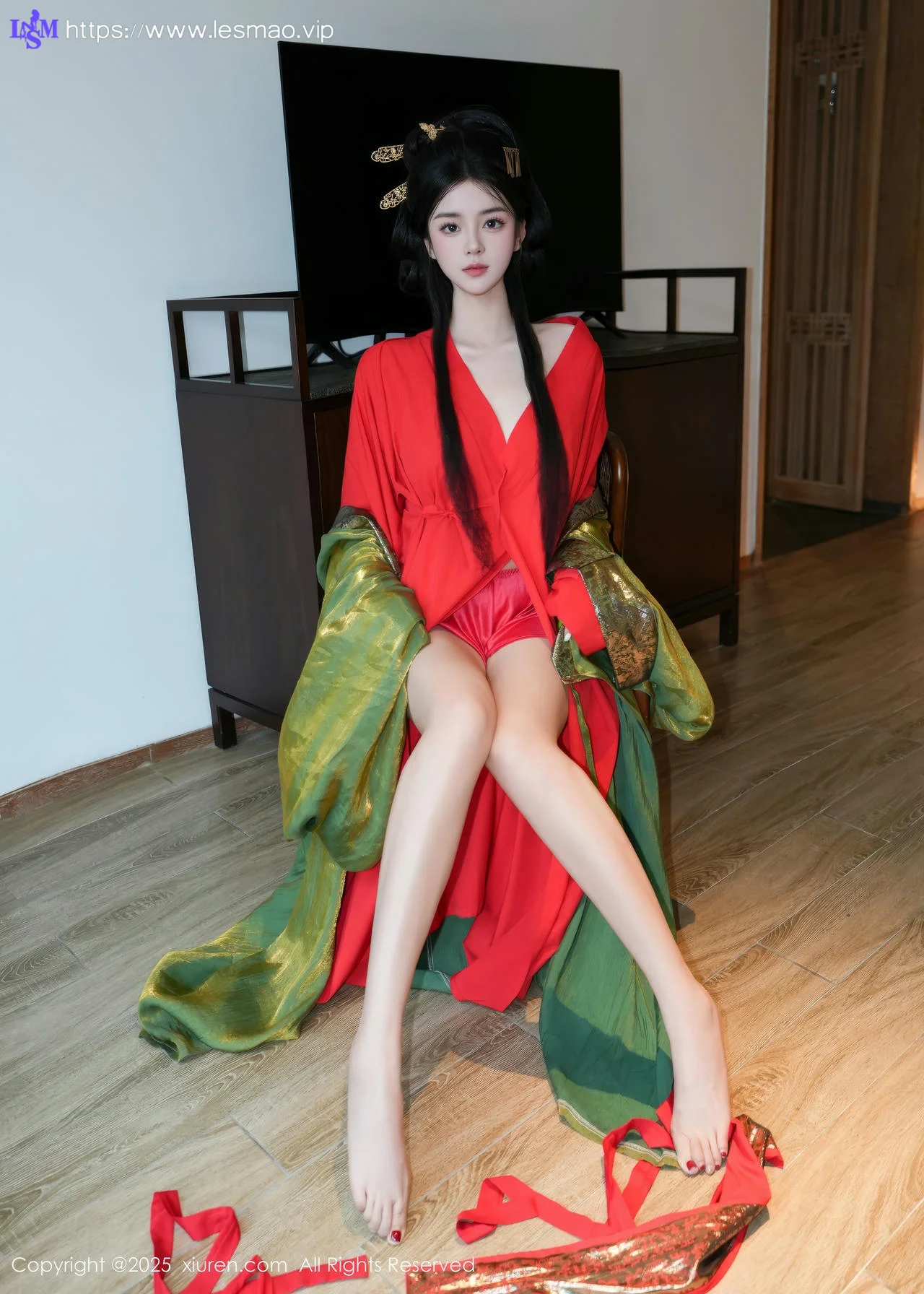 XiuRen 秀人 No.10126 雪糕CiCi 古装制服玉体户外 - 27