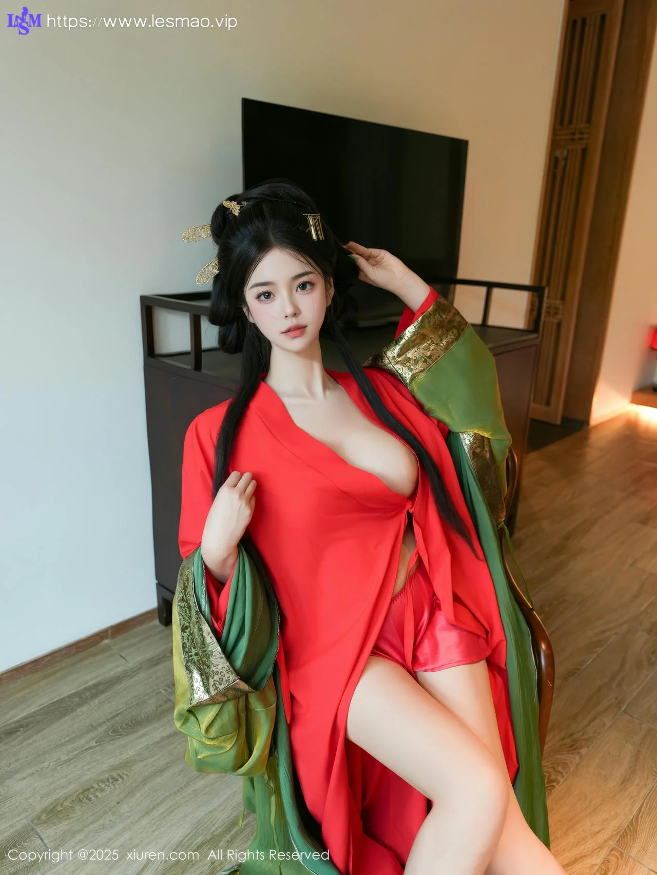 XiuRen 秀人 No.10126 雪糕CiCi 古装制服玉体户外 - 31