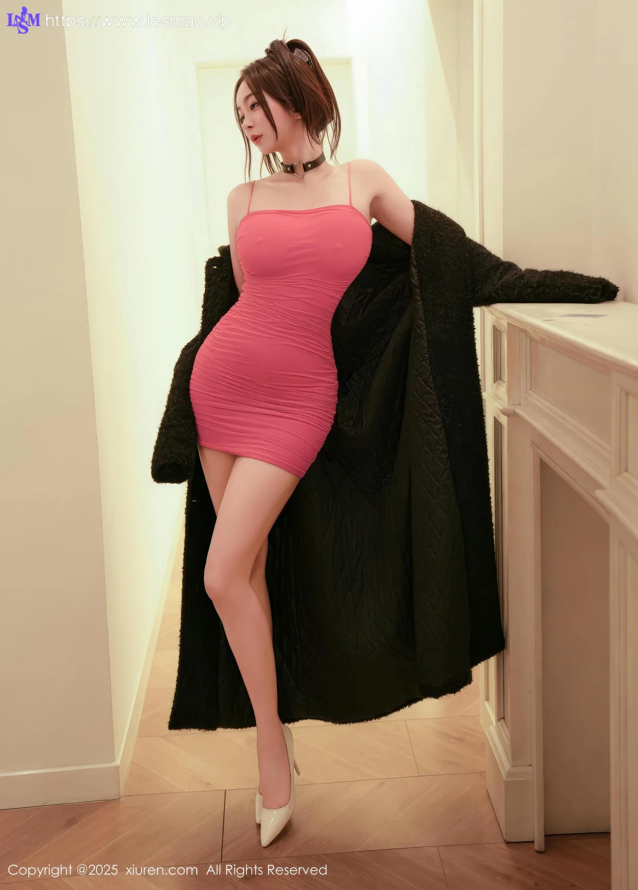XiuRen 秀人 No.10132 星星baby 粉色紧身裙美腿美女 - 6