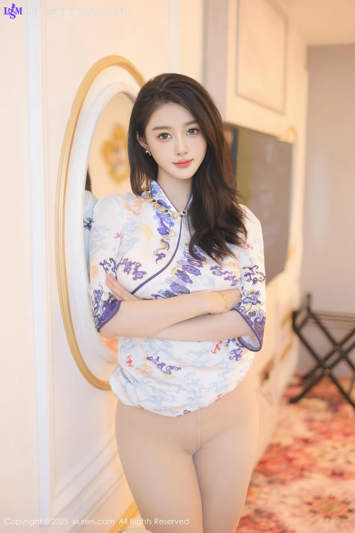 XiuRen 秀人 No.10144 Candy糖糖 旗袍制服妩媚身姿 - 42