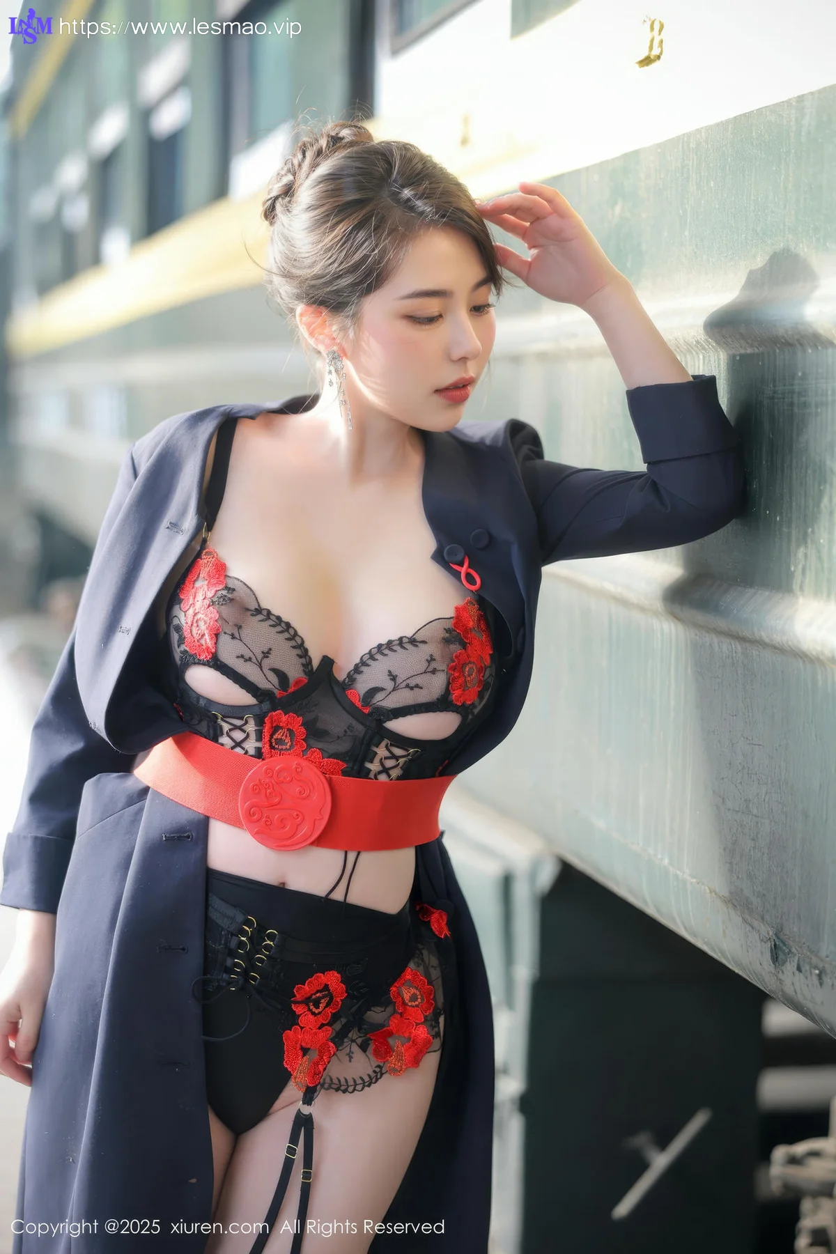 XiuRen 秀人 No.10155 白茹雪abby 性感空姐制服诱惑 - 64