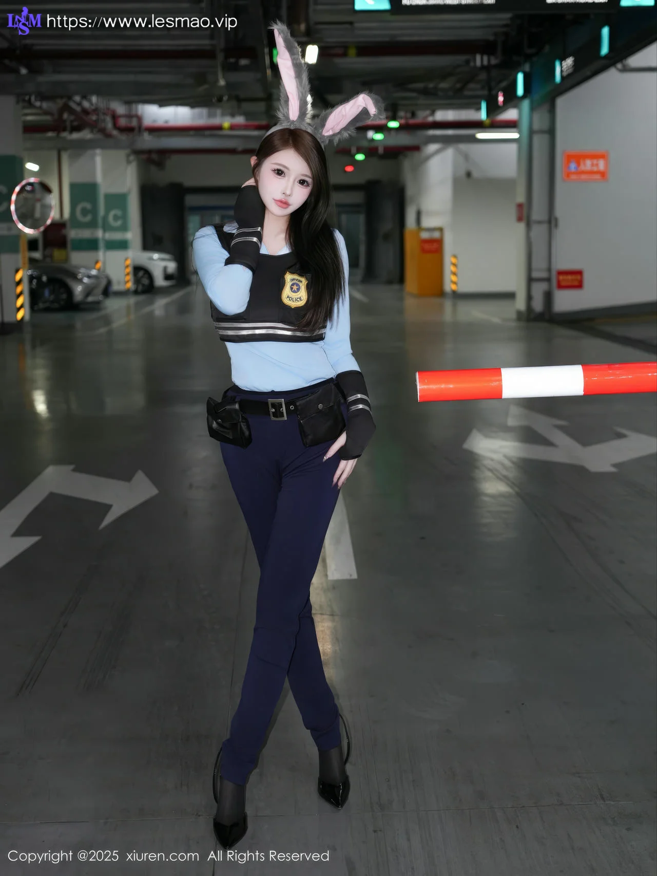 XiuRen 秀人 No.10158 甜妮 黑色制服兔女郎 - 6