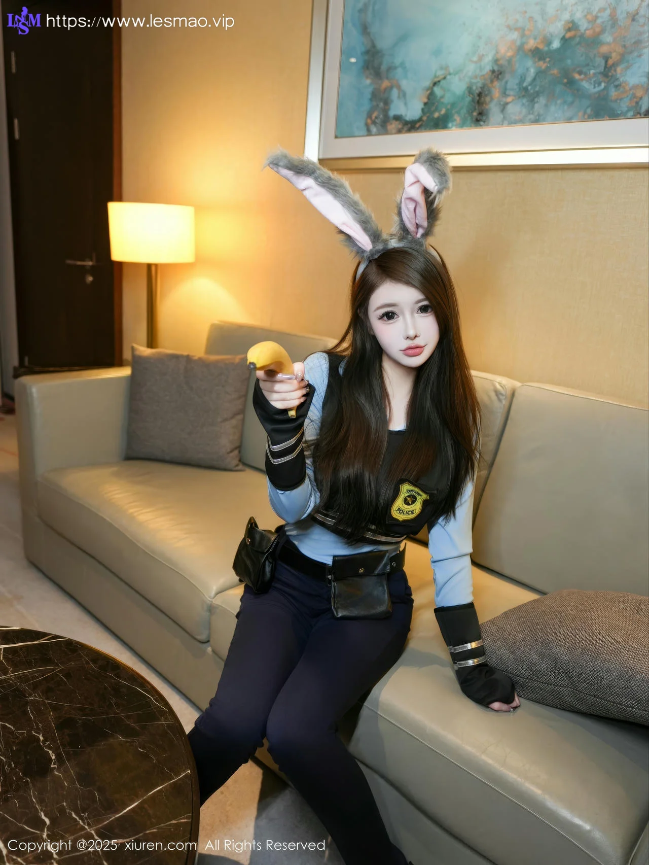 XiuRen 秀人 No.10158 甜妮 黑色制服兔女郎 - 15