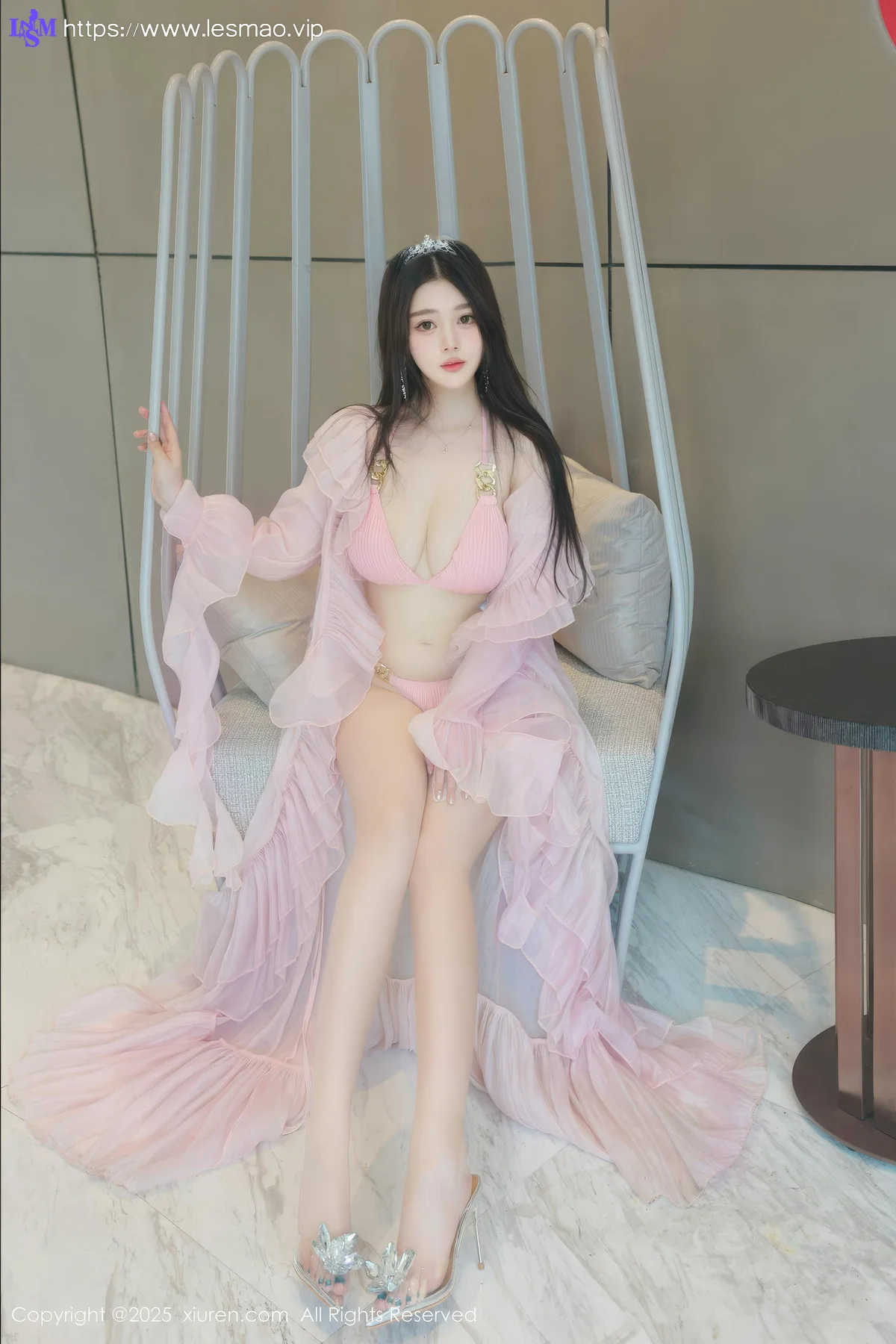 XiuRen 秀人 No.10160 蛋蛋宝 粉色连衣裙... - 21