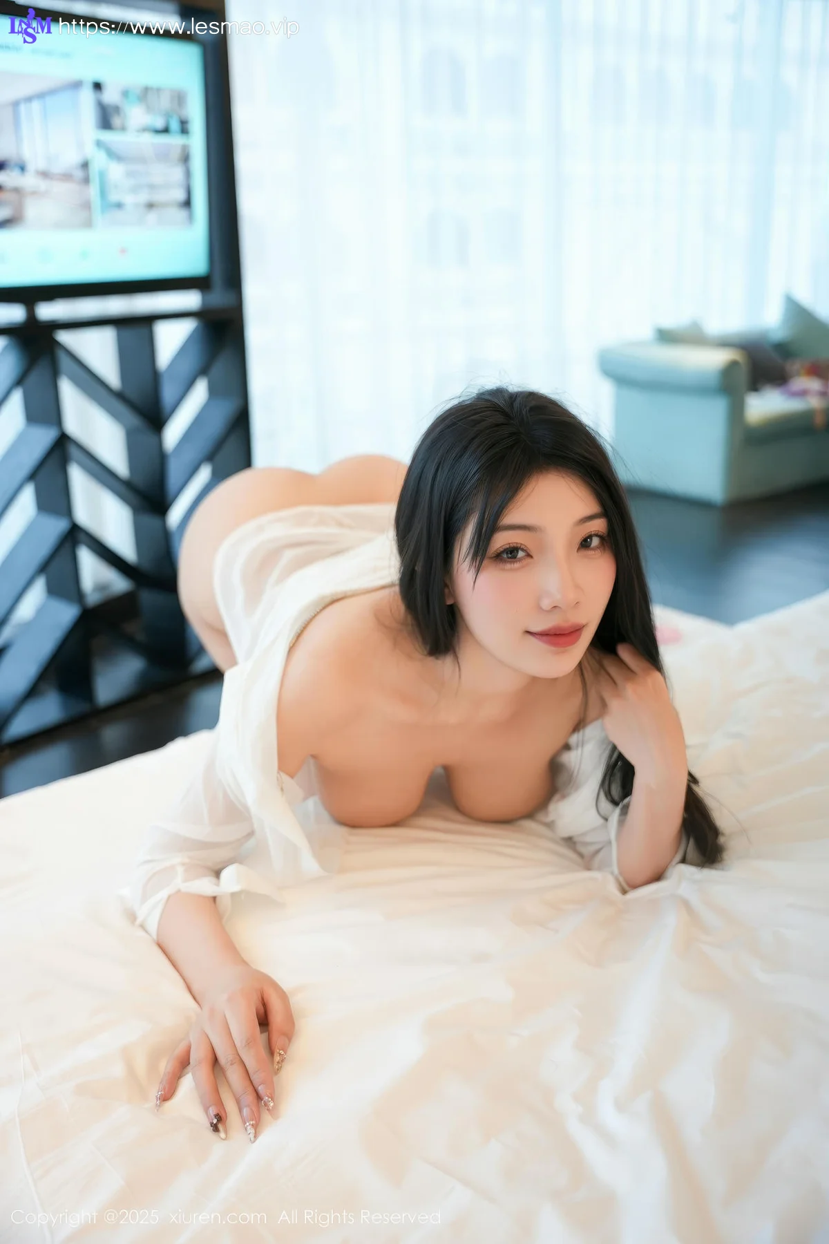 XiuRen 秀人 No.10163 小泡芙kiko 诱人肉色丝袜 - 56