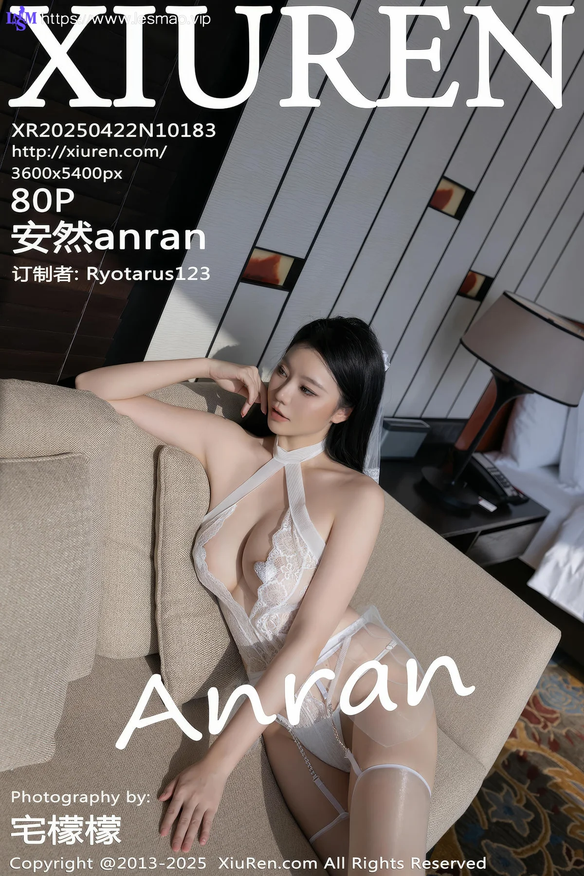 XiuRen 秀人 No.10183 安然anran 白色婚纱写真 - 81