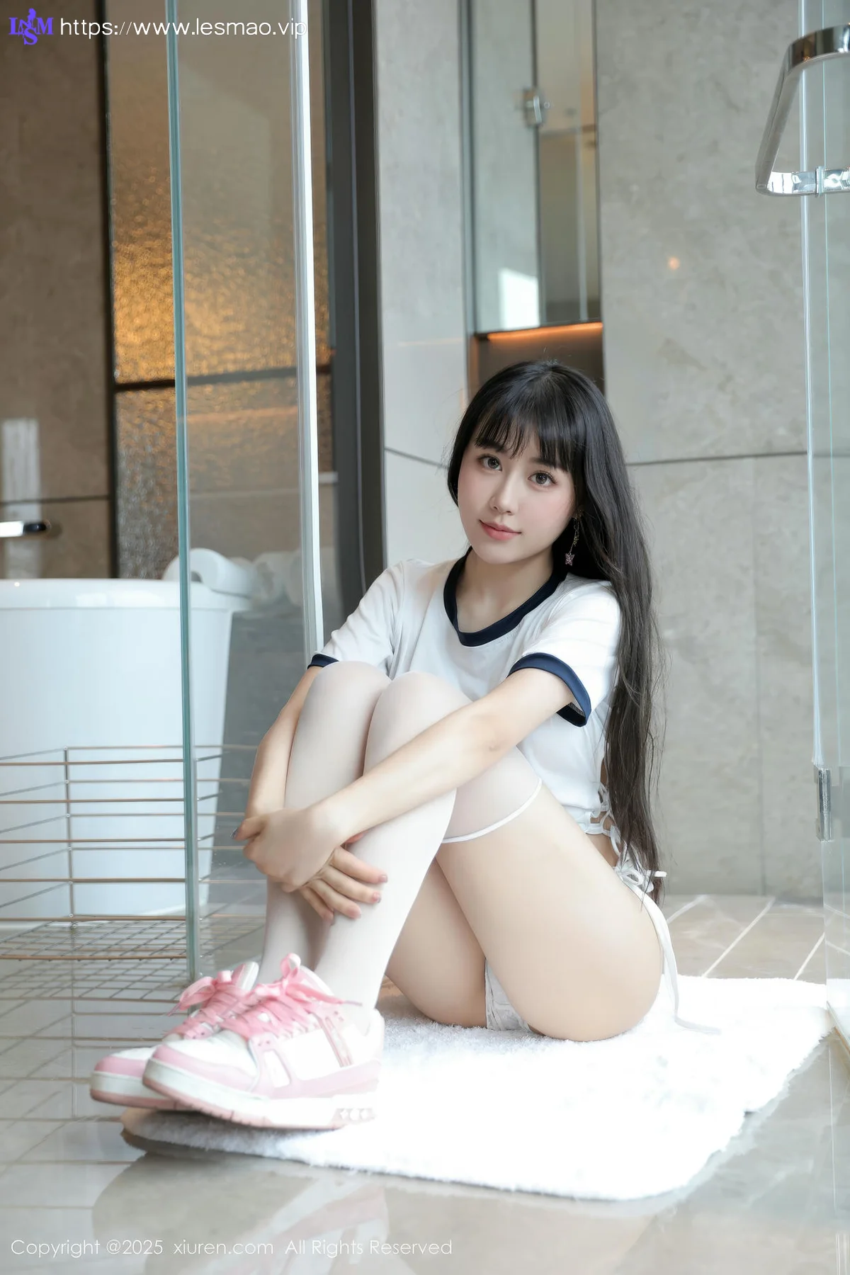 XiuRen 秀人 No.10184 量子玫瑰 首套写真白色运动 - 50