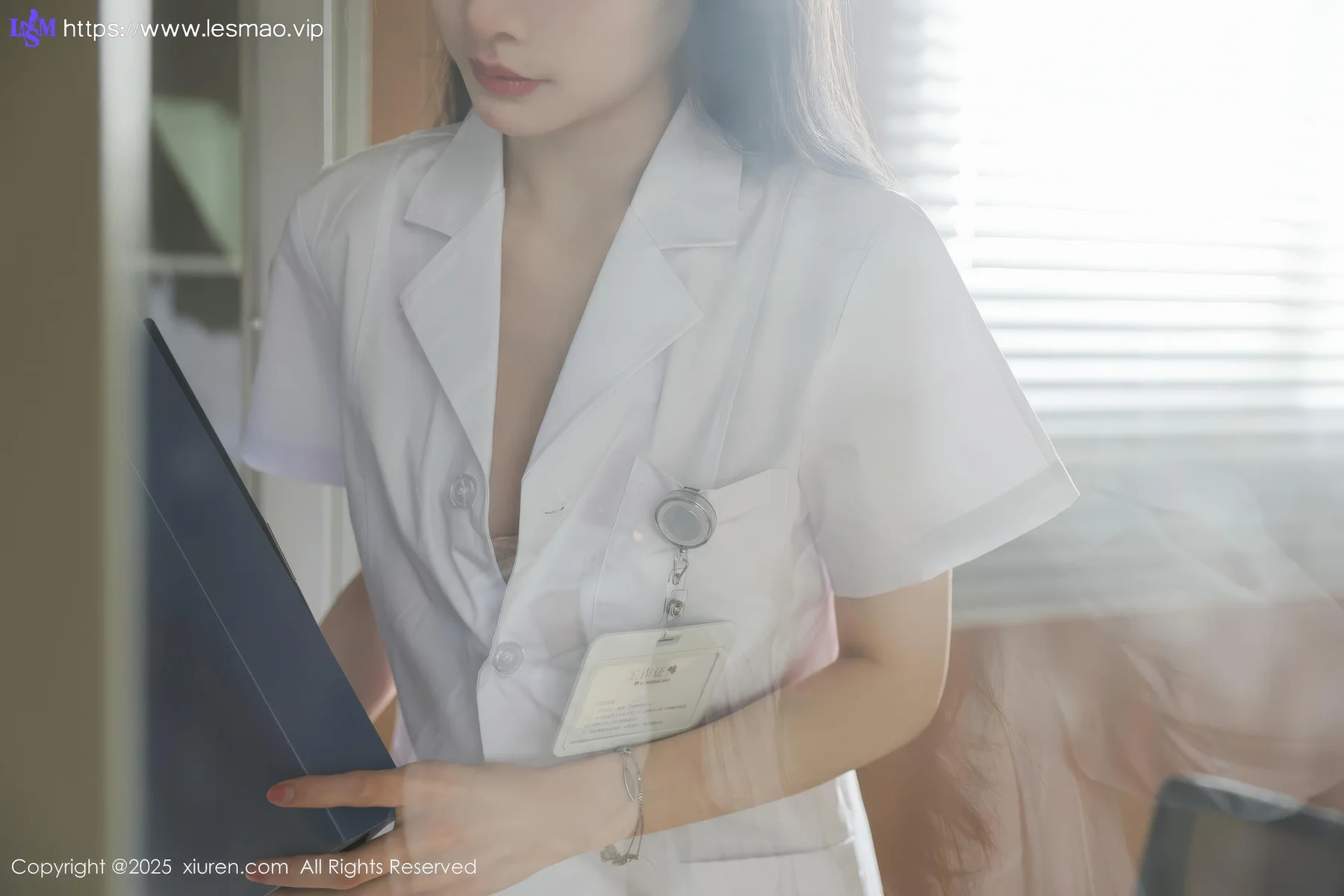 XiuRen 秀人 No.10190 布丁wow 白色护士制服 - 19