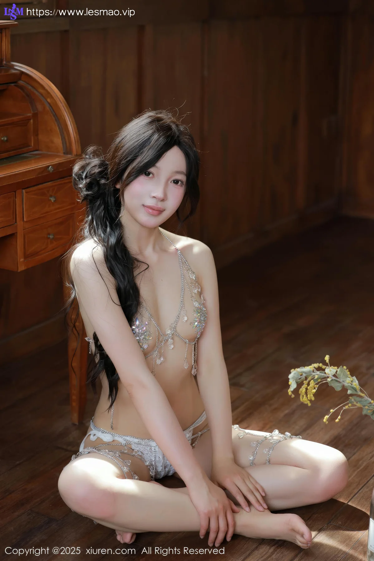 XiuRen 秀人 No.10198 橙子酱Lillian 首套写真白色蕾丝 - 33