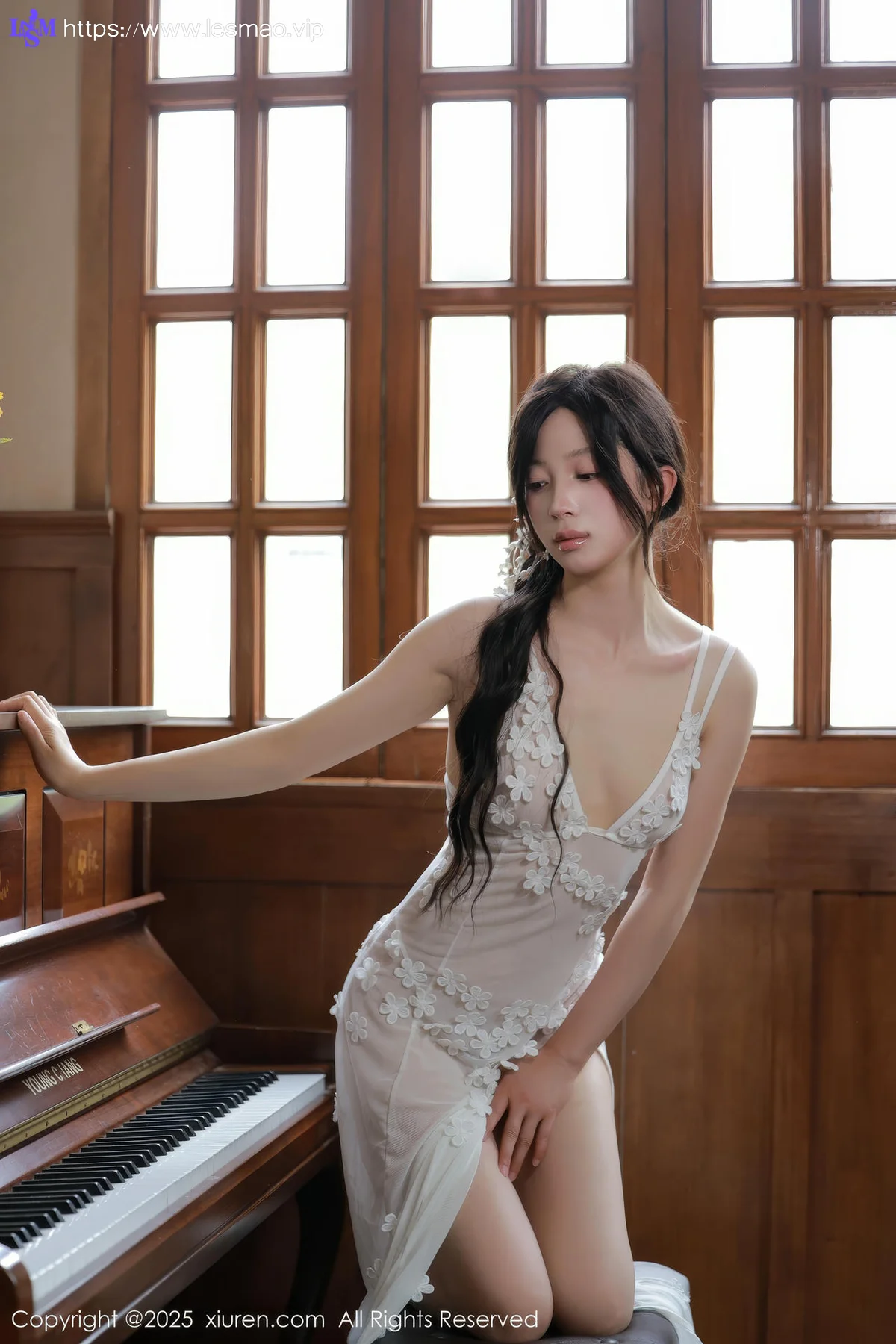 XiuRen 秀人 No.10198 橙子酱Lillian 首套写真白色蕾丝 - 52