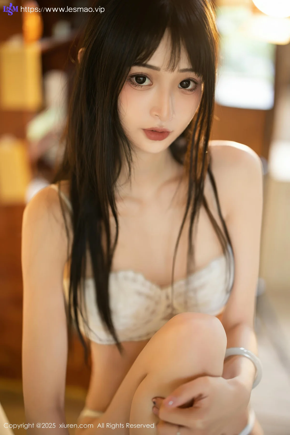XiuRen 秀人 No.10215 茂木希子 新人红色裙子肉色丝袜 - 61