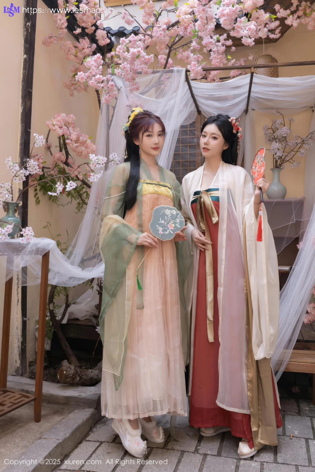 XiuRen 秀人 No.10223 陆萱萱和安然anran 激情互动性感古装 - 3