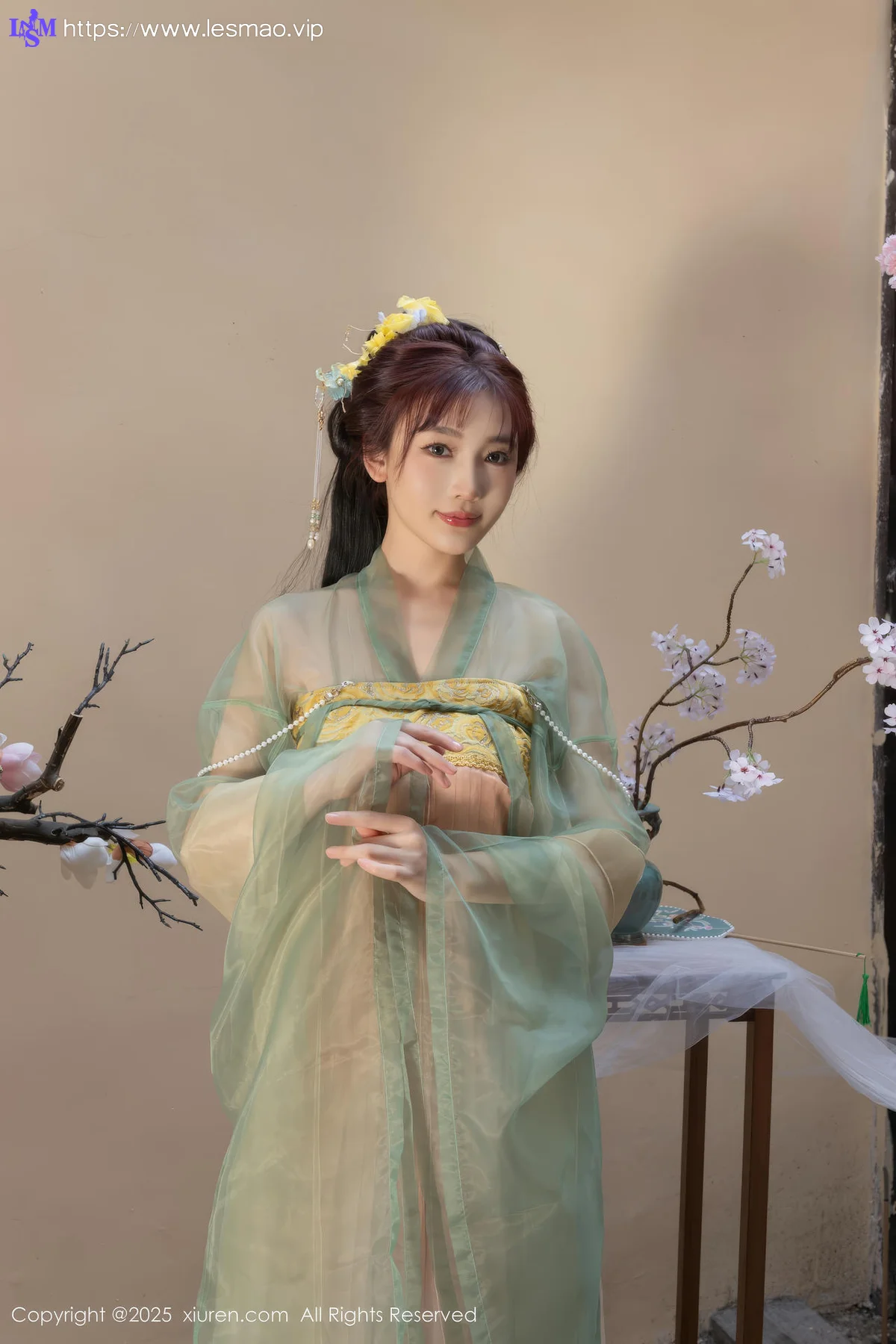 XiuRen 秀人 No.10223 陆萱萱和安然anran 激情互动性感古装 - 18