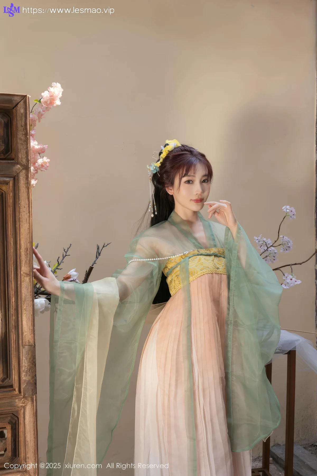 XiuRen 秀人 No.10223 陆萱萱和安然anran 激情互动性感古装 - 19