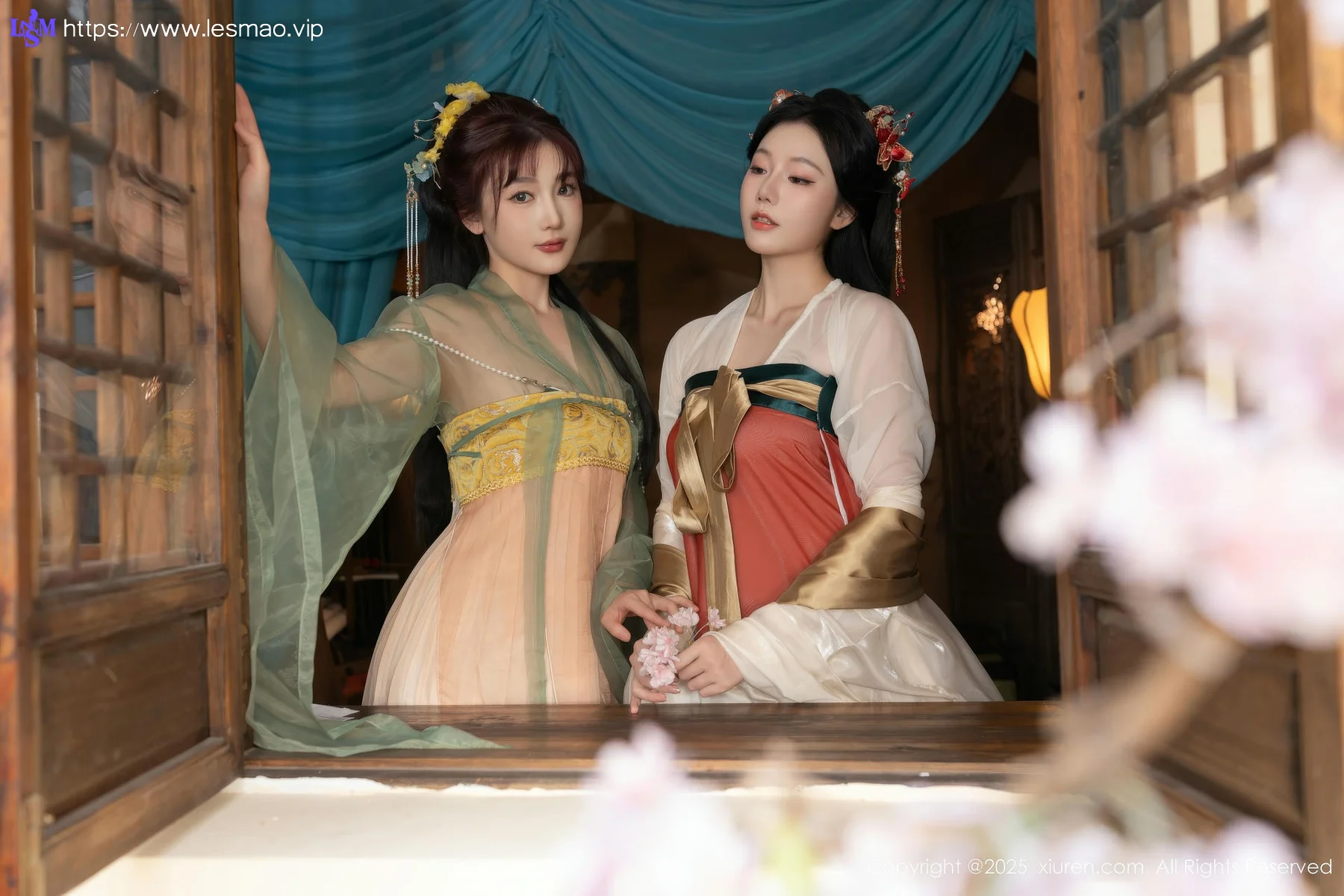 XiuRen 秀人 No.10223 陆萱萱和安然anran 激情互动性感古装 - 29