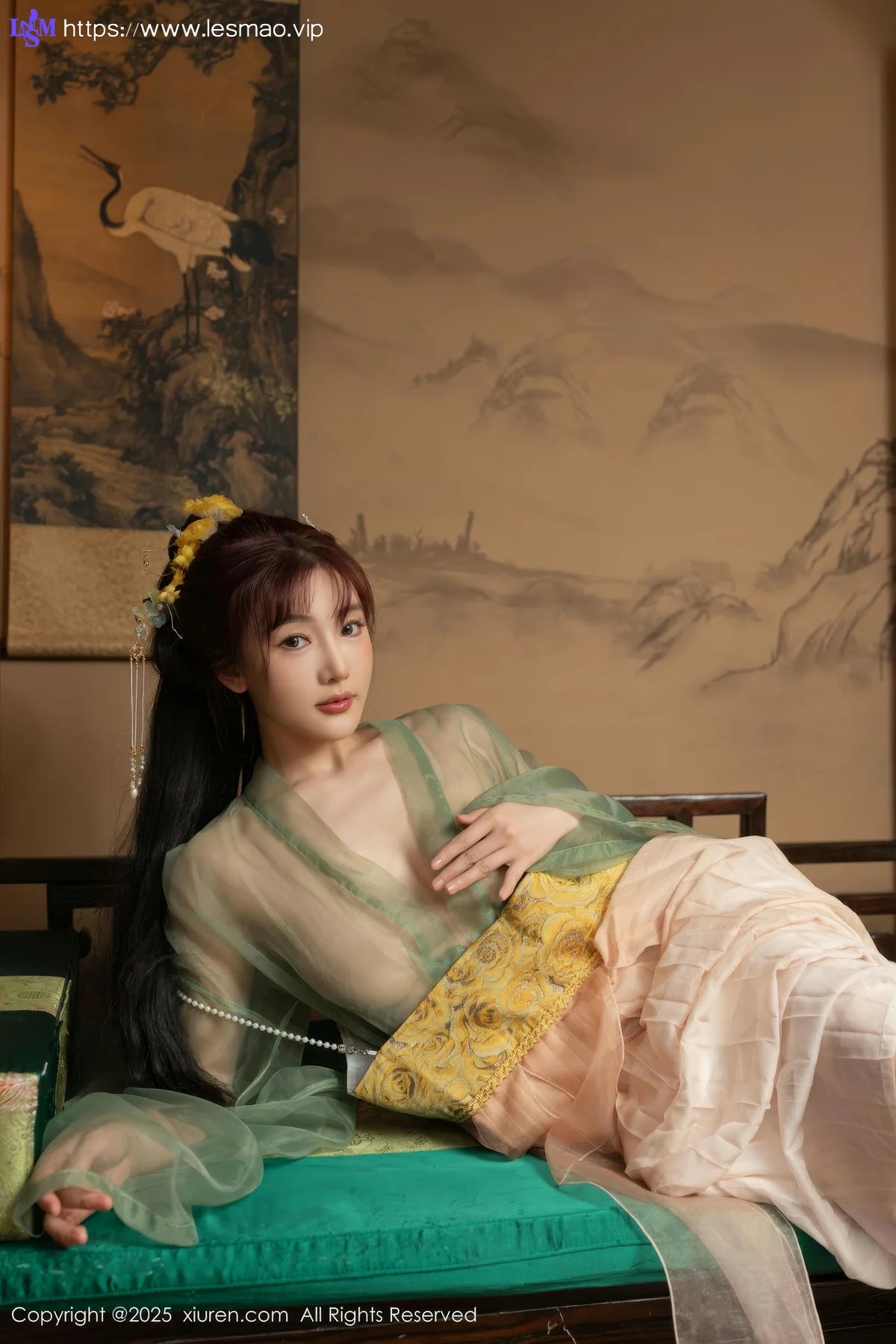XiuRen 秀人 No.10223 陆萱萱和安然anran 激情互动性感古装 - 46