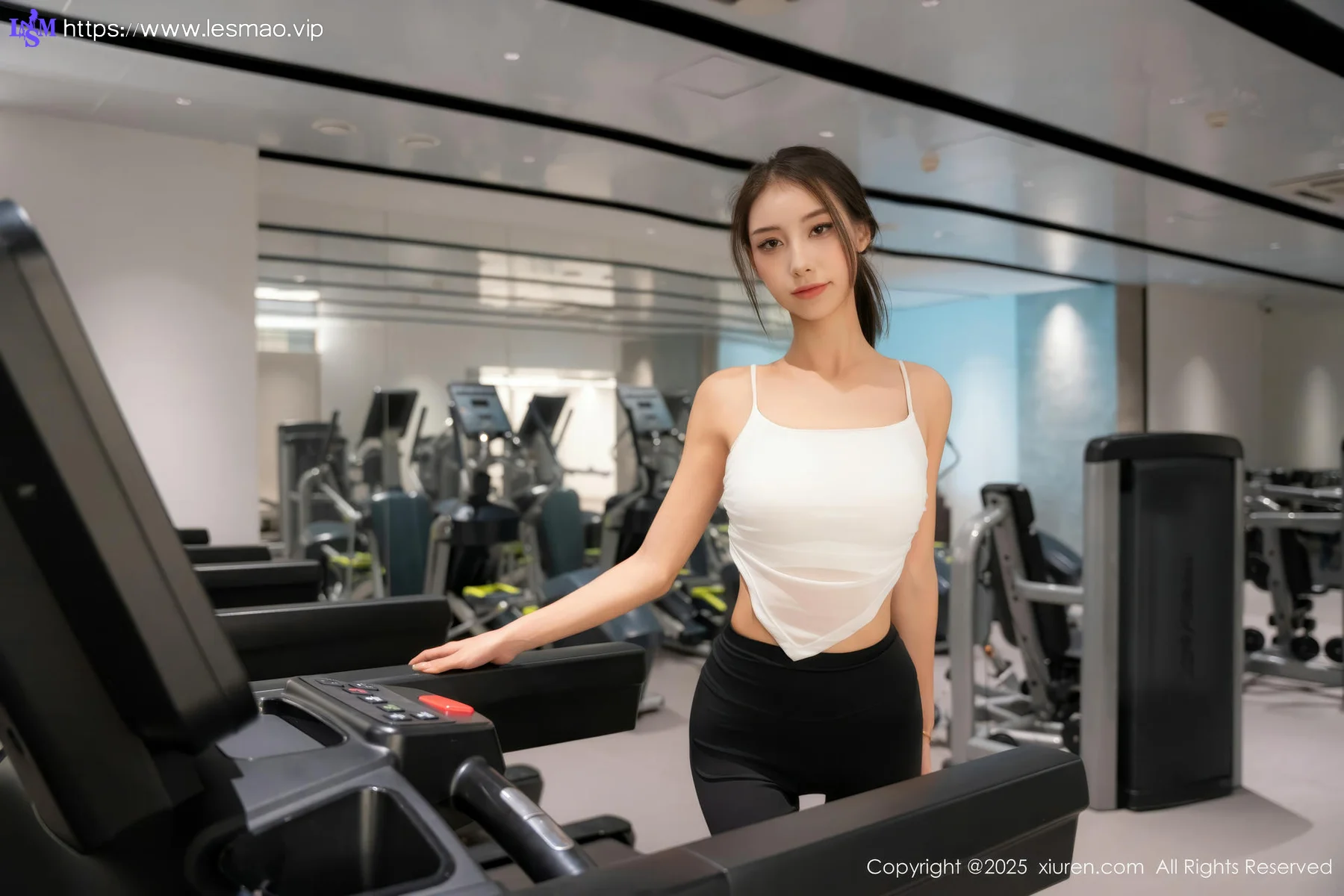 XiuRen 秀人 No.10239 lingyu69 健身房场景拍摄 - 13