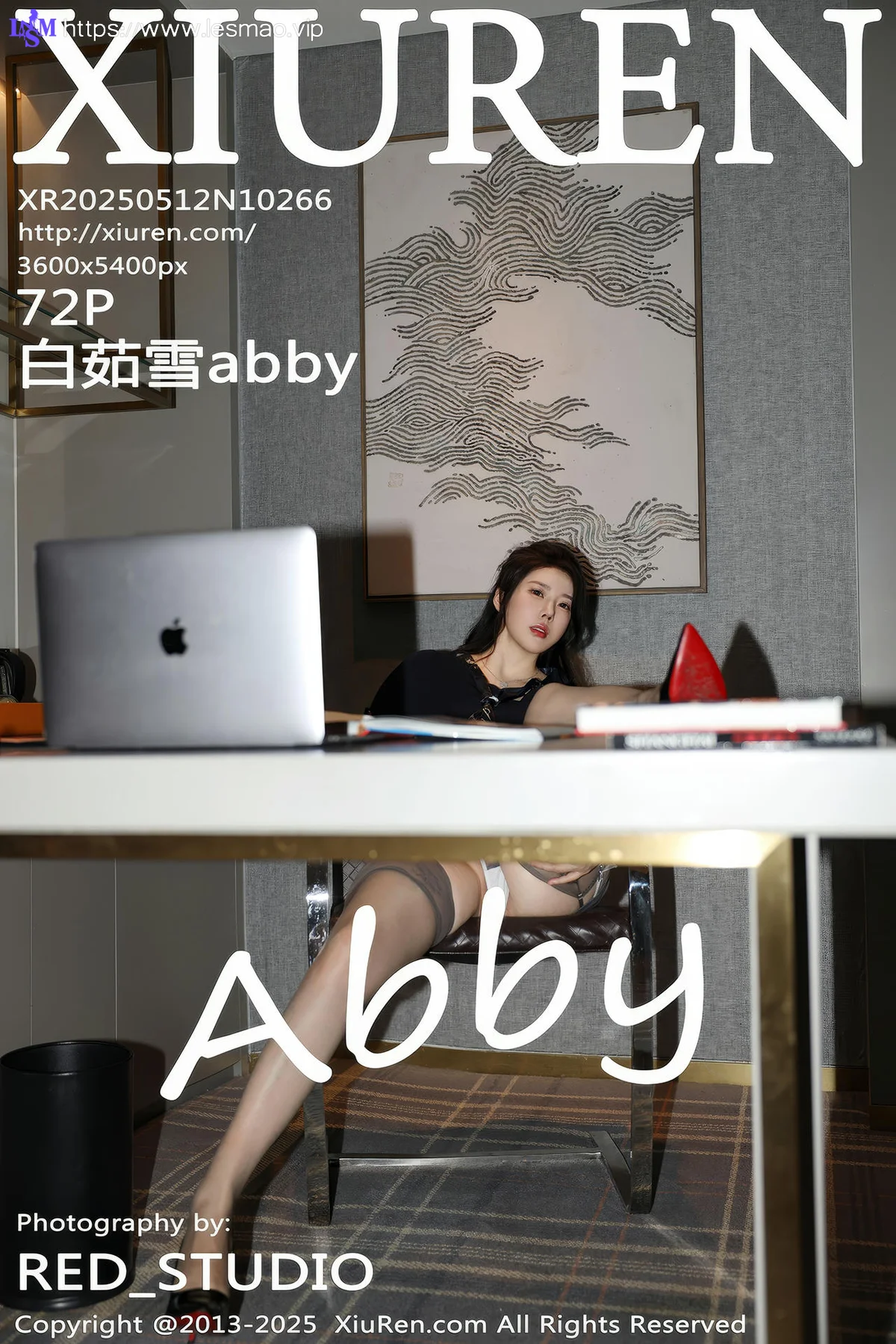 XiuRen 秀人 No.10266 白茹雪abby 黑色OL服饰 - 73