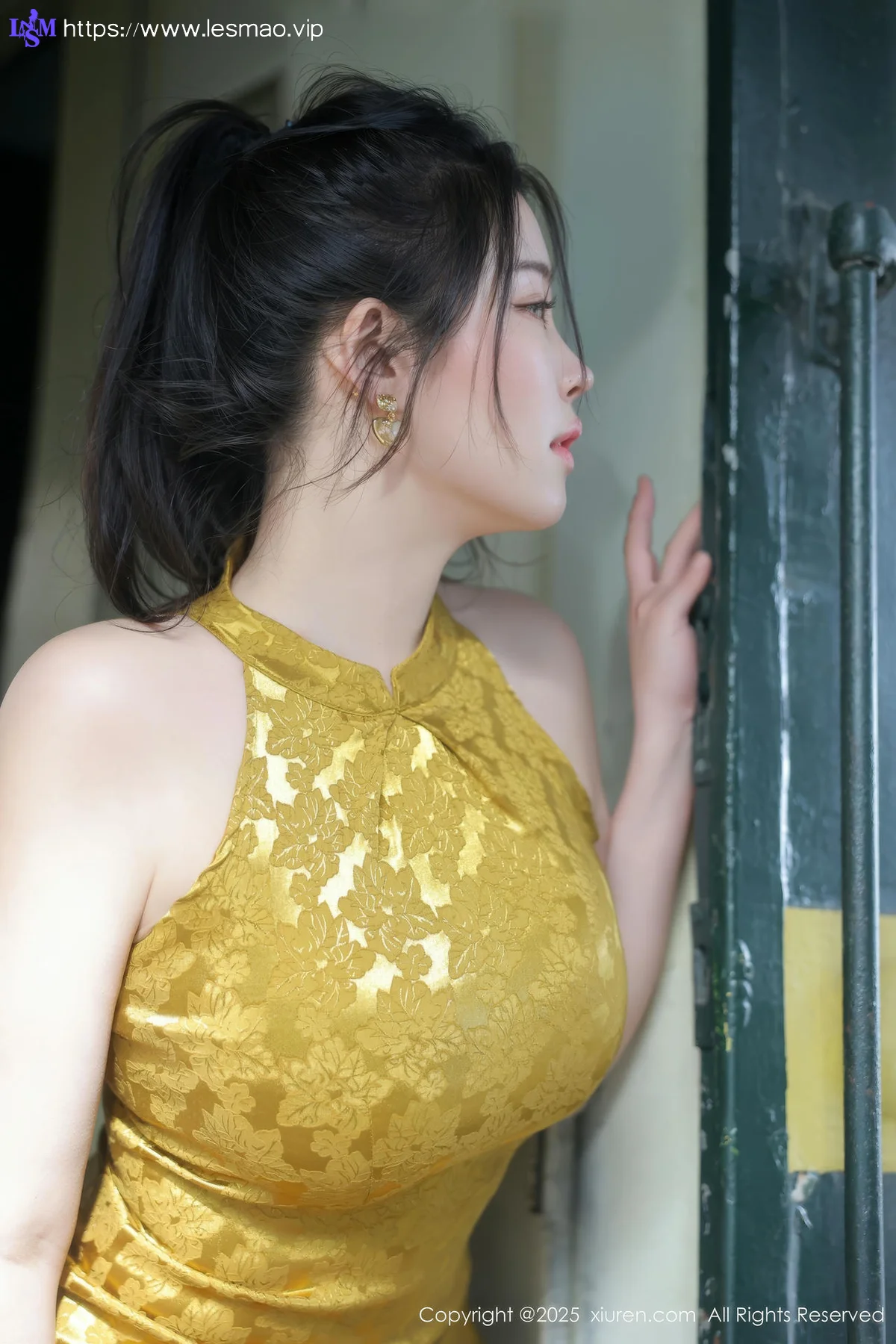 XiuRen 秀人 No.10269 金允珍呐 绿色情趣内衣 - 20