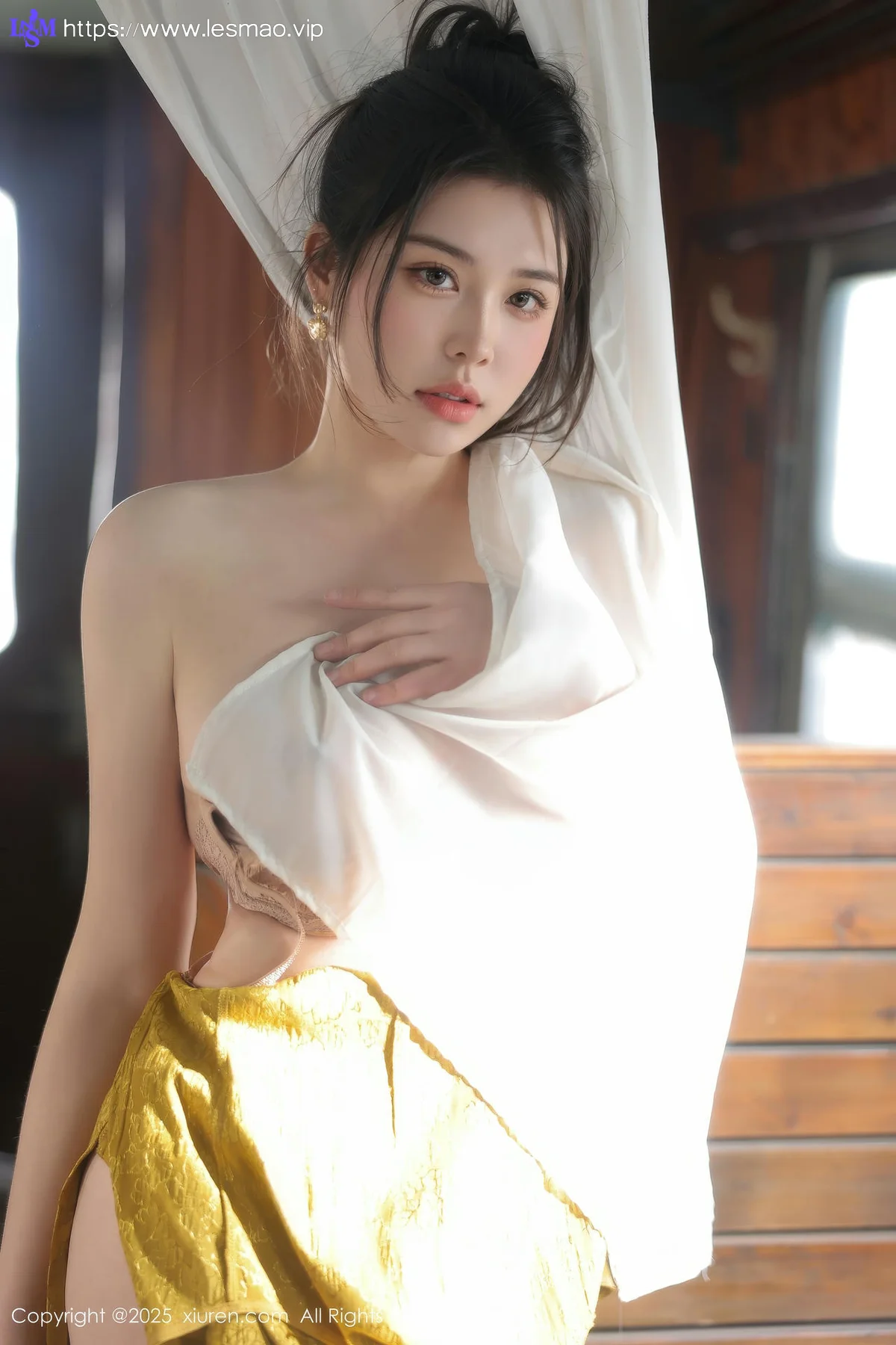 XiuRen 秀人 No.10269 金允珍呐 绿色情趣内衣 - 47